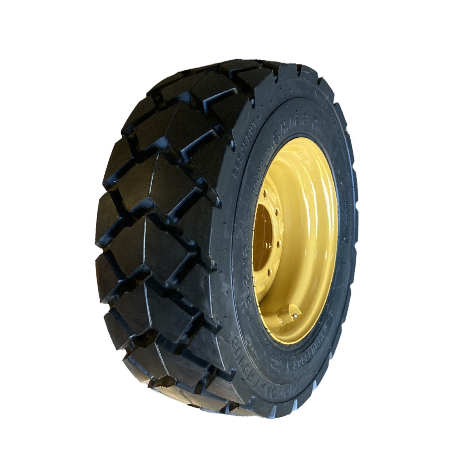 HeavyDuty 10-16.5 SKS-6 L-5 Skid Steer Tires/Rims for Cat,John Deere,Gehl&more