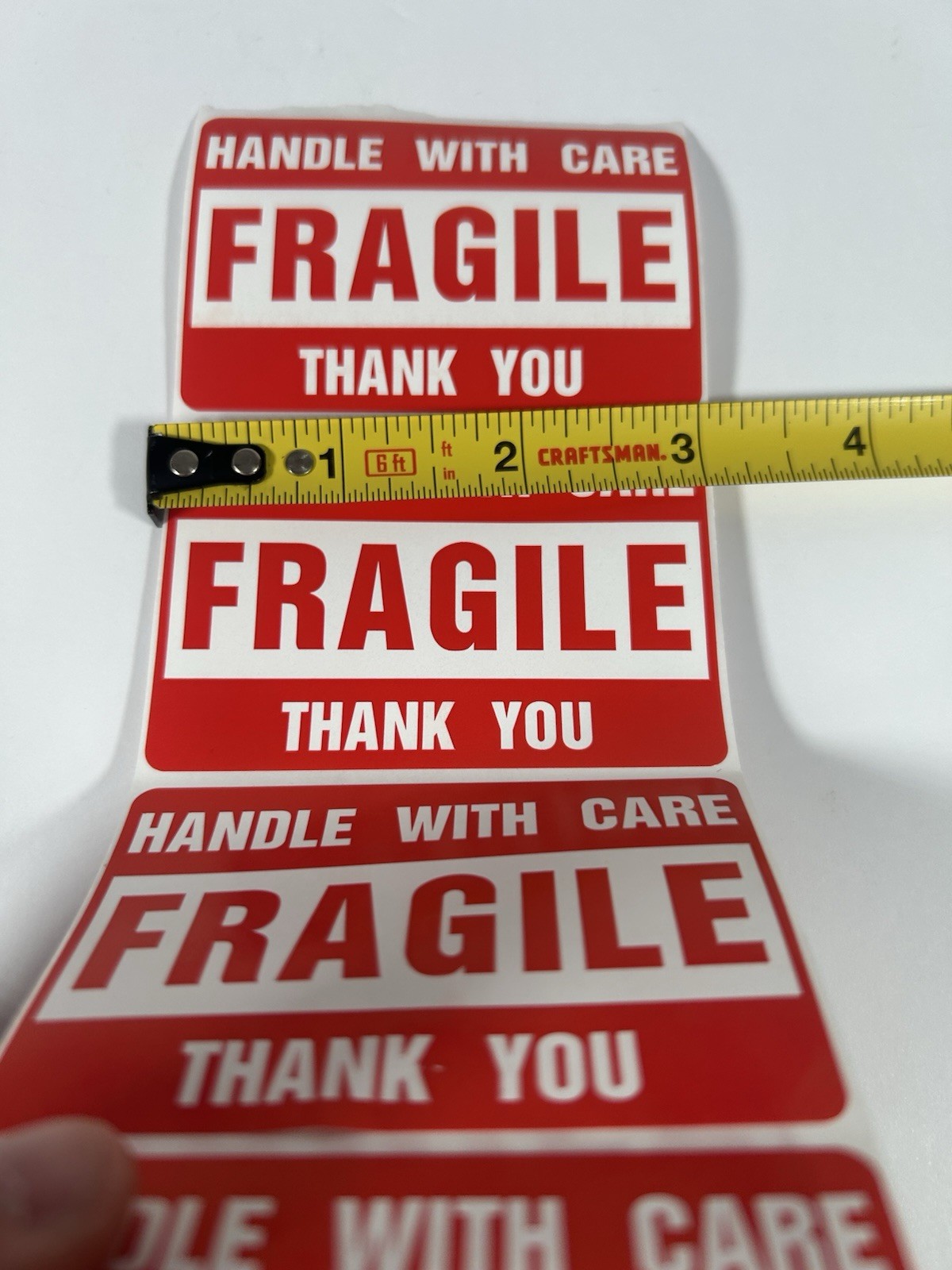 FRAGILE Handle With Care Stickers 2″ x 3″ Pack of 30 (THIRTY) Self Stick Labels