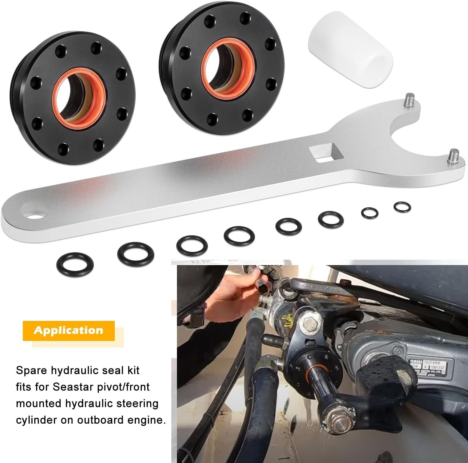 High-Precision HC5345 Seal Kit for SeaStar Steering Multiple Model Compatibility