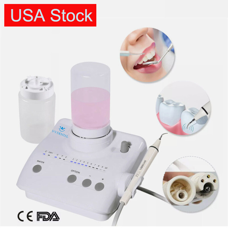 Ultrasonic Piezo Scaler Handpiece 5 Tips for Original Woodpecker UDS-E EMS HW-5L