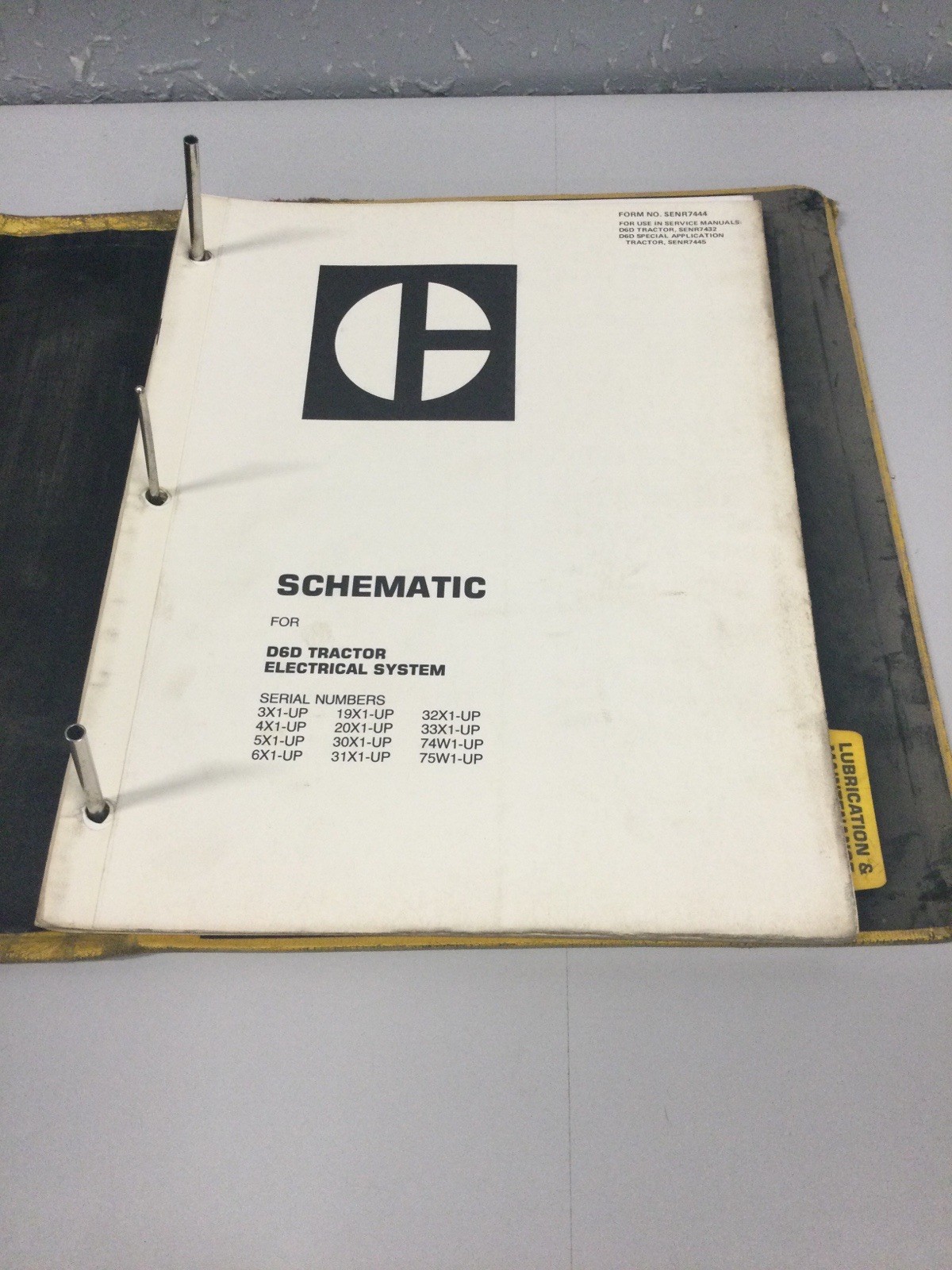 CAT CATERPILLAR D6D TRACTOR SHOP REPAIR SERVICE MANUAL 3X 4X 6X 19X 20X 30X 31X