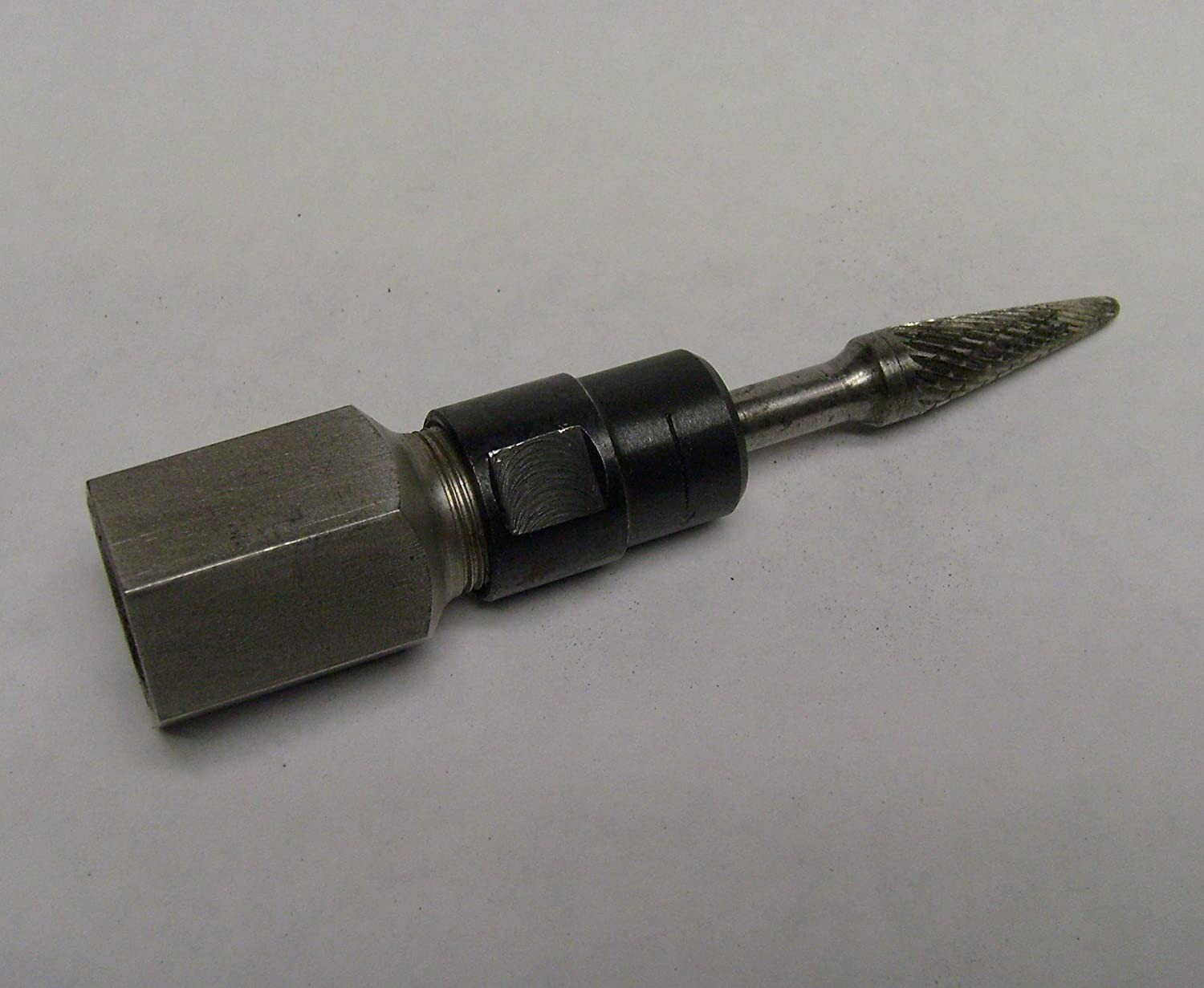 FLAPPER ADAPTER STAINLESS STEEL 5/8 UNC Thread with 1/4″ Collet Made in USA
