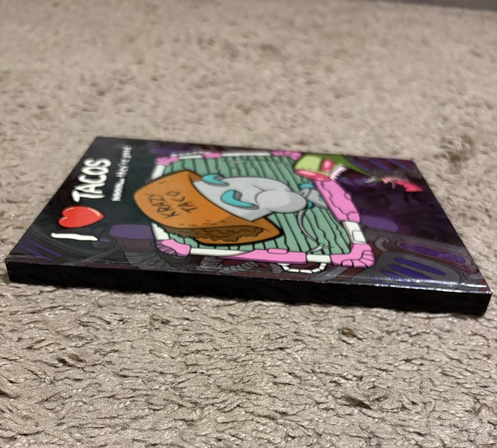 2006 Invader Zim Gir I Love Tacos Journal Notebook Unused Nickelodeon 6”x8”