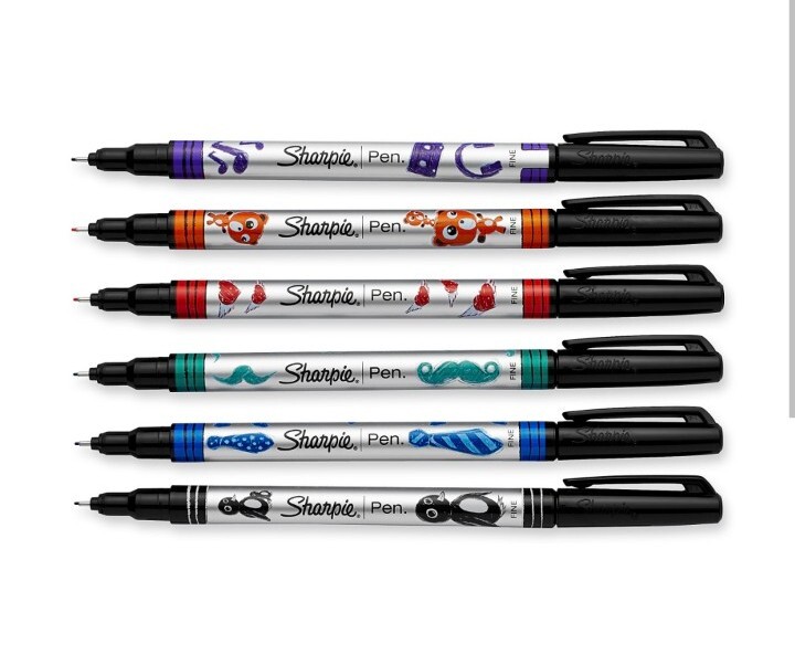 100ct Wholesale Bulk Sharpie PEN Lot: Random Ink Colors Fine Tip: # 197654