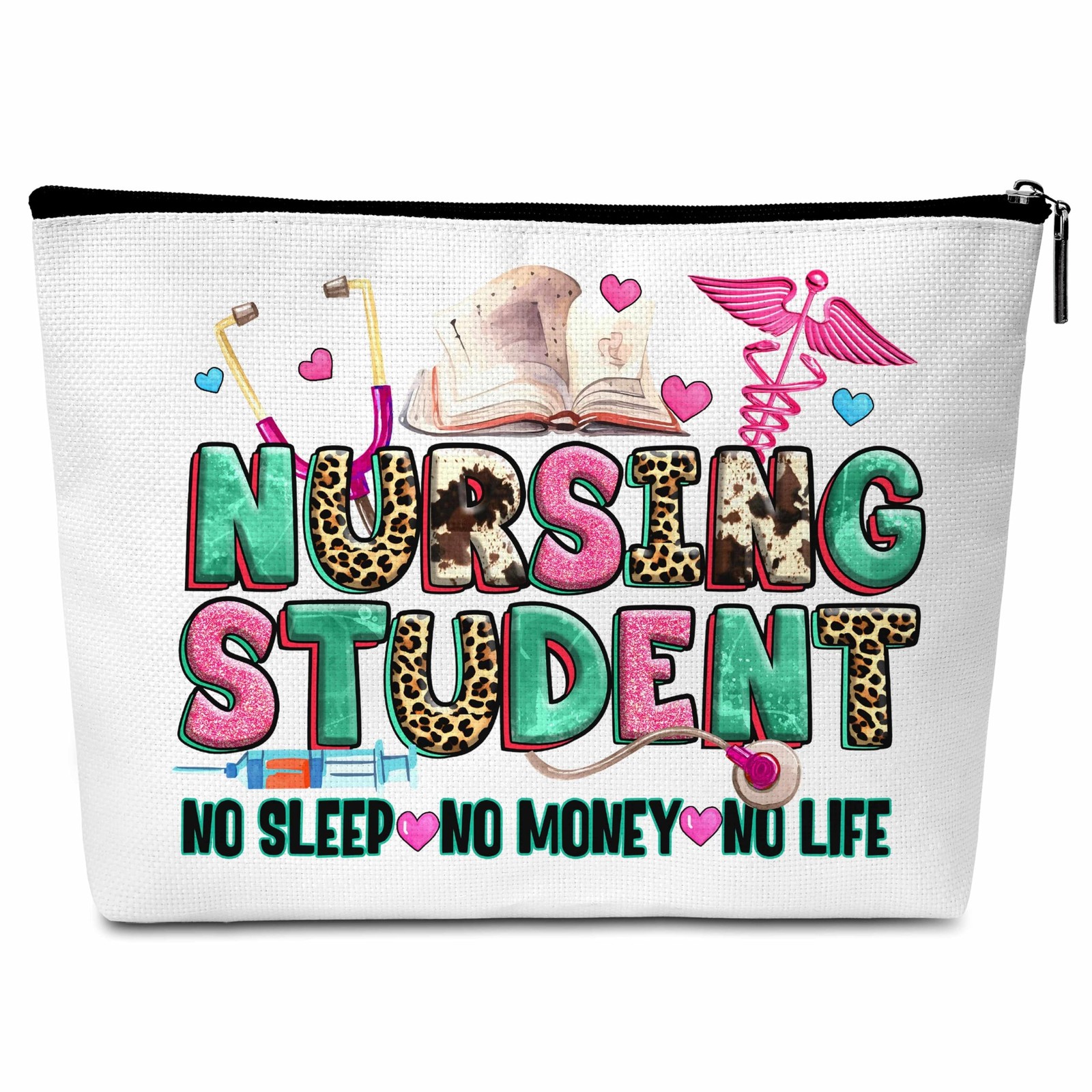 Nurse Bag Nursing Student Gifts Makeup Cosmetic Bag for Women, Nurse Accessor…