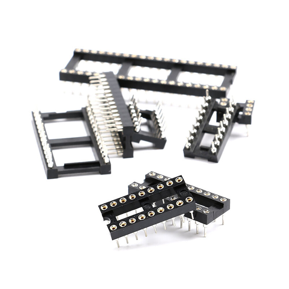 6/8/14/16/18/20/24/28/40 Pin DIL IC Sockets Integrated Circuit Socket DIP Holder