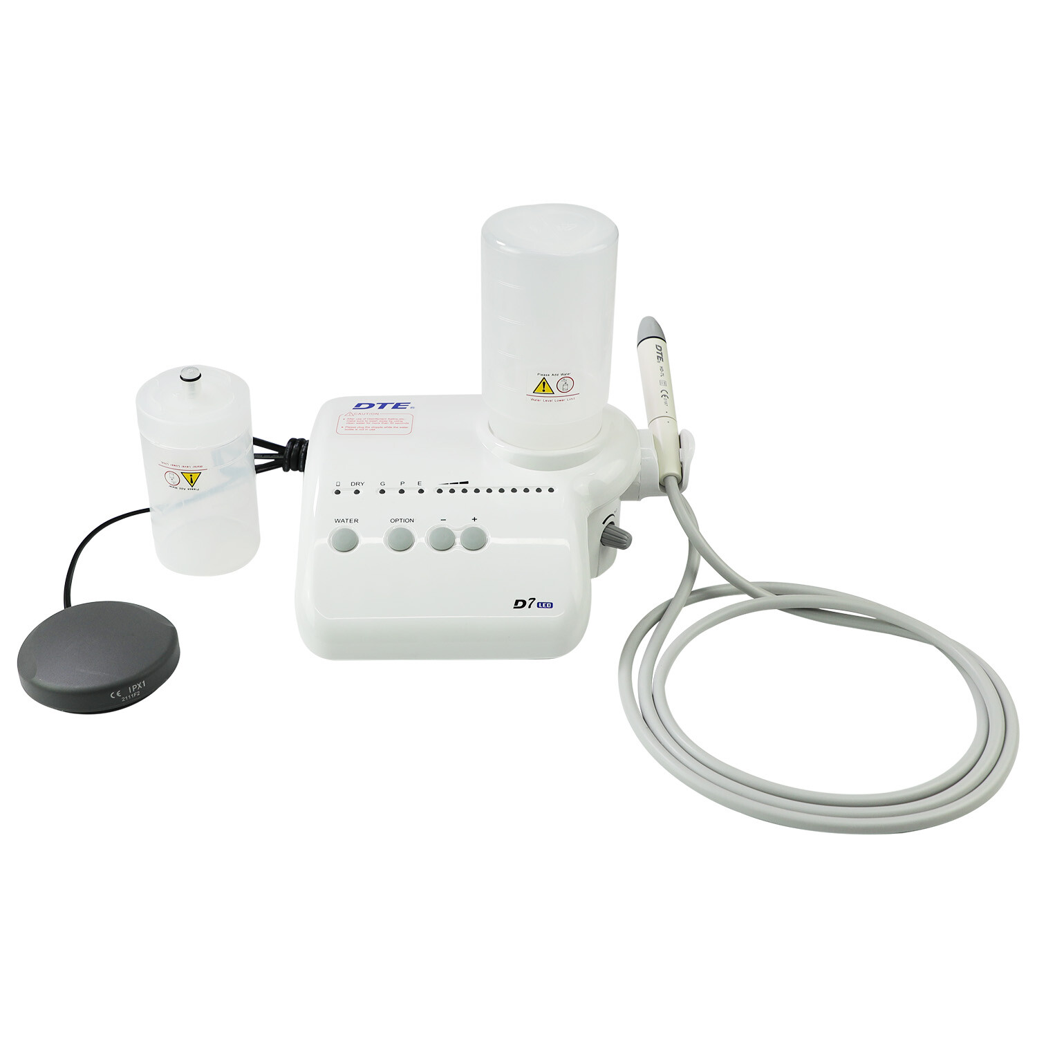 Woodpecker DTE D7 LED Dental Ultrasonic Piezo Scaler HD-7L Handpiece GD1 GD4 PD1