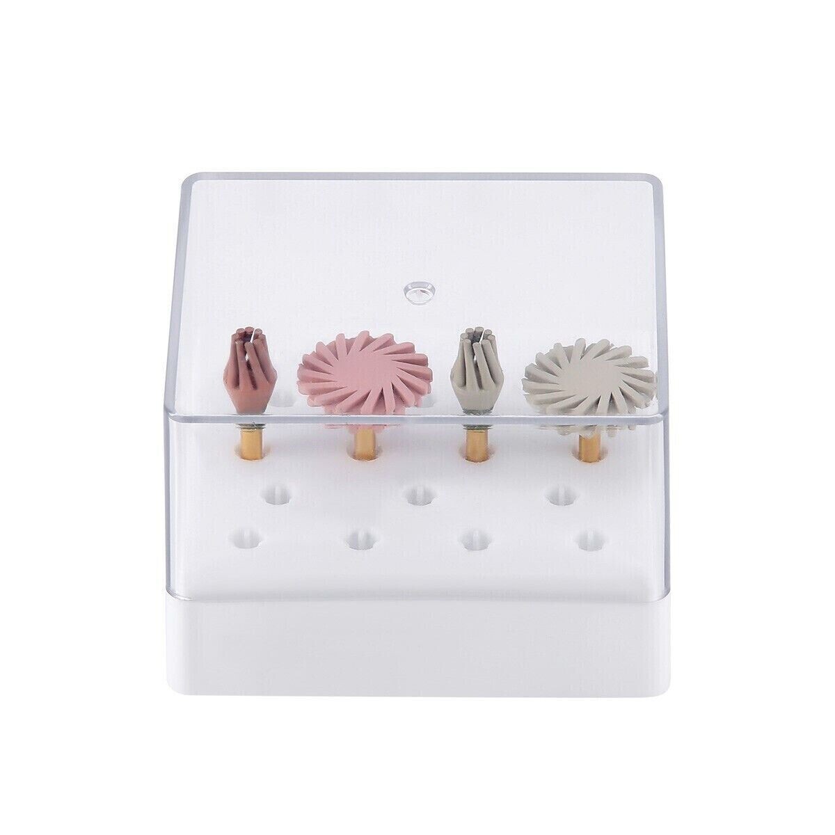 4 Pcs/box Dental Silicone Diamond 135°C Autoclavable Composite Polishing Wheel