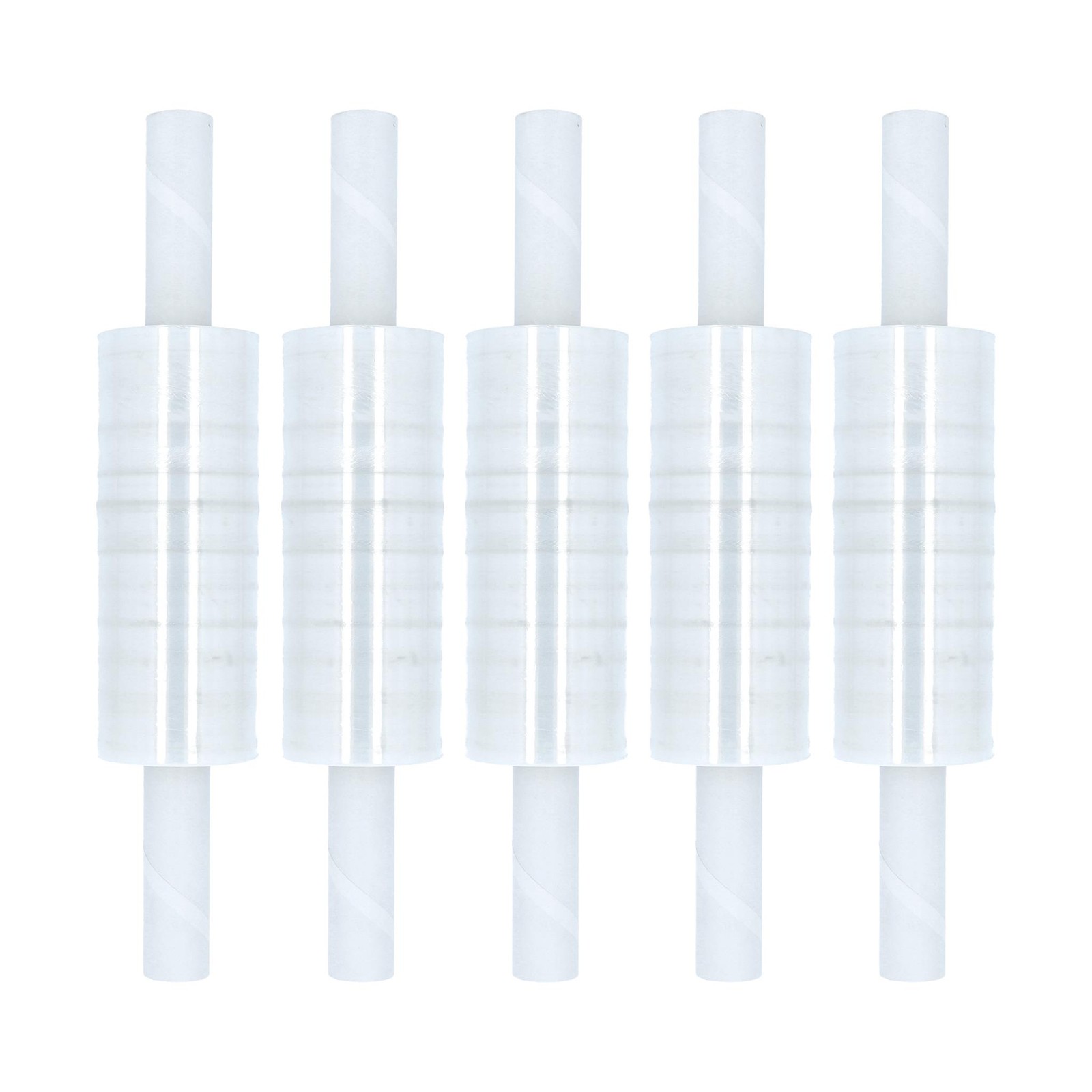4 Rolls Pallet Wrap Stretch Shrink Film Pipe Wrap Clear 20″ x 1000′ 70 Gauge