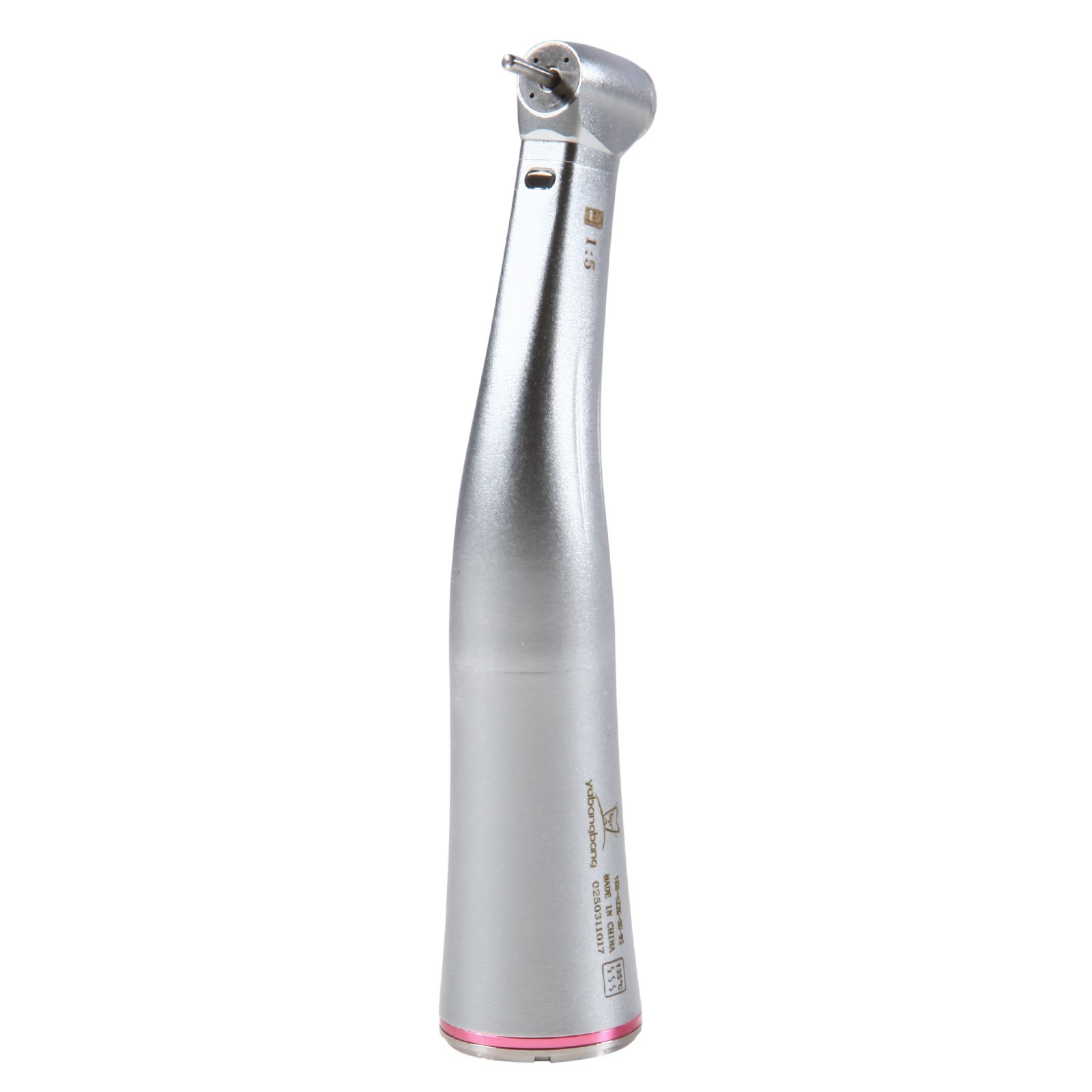 Ti-MAX X95L Style Dental 1:5 LED Fiber Optic Contra Angle Handpiece Red Ring