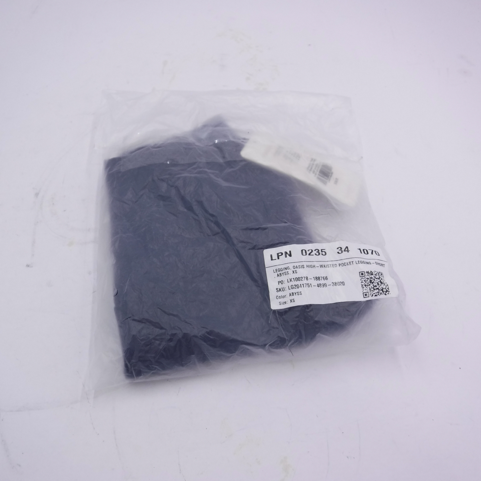 Fabletics Oasis High-Waisted Pocket 7/8 Legging Abyss LG2041751 Size XSmall