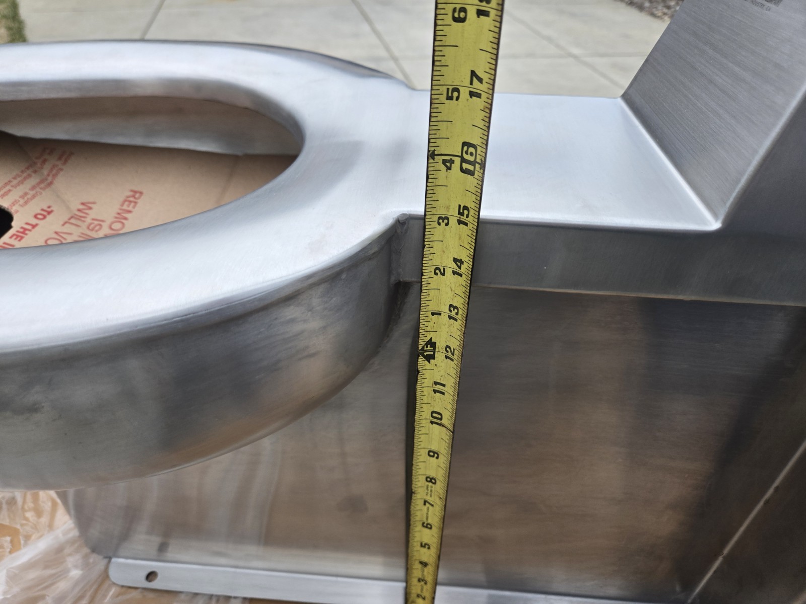Stainless Toilet ACORN 3334 Commercial Toilet Rear Discharge Industrial Bar NEW