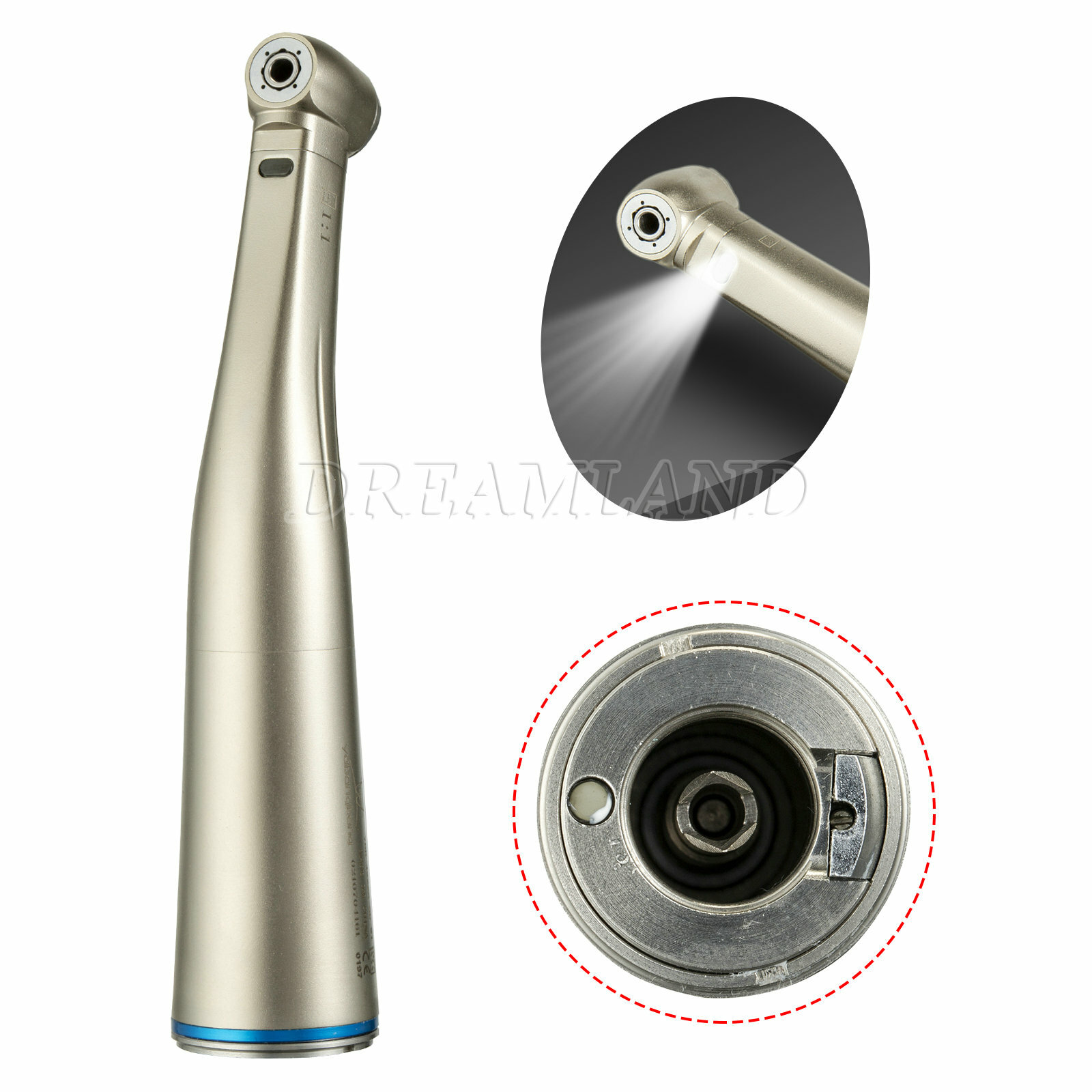 Dental 1:1 1:5 20:1 (LED Optic) Contra Angle Handpiece fit KaVo NSK Sirona bw