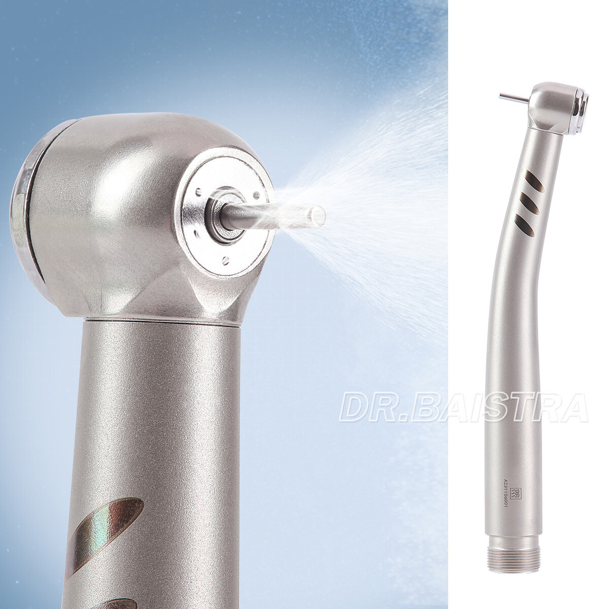 AZDENT 45 Degree/Dental LED E-generator Shadowless Handpiece Turbine 4Hole/2Hole
