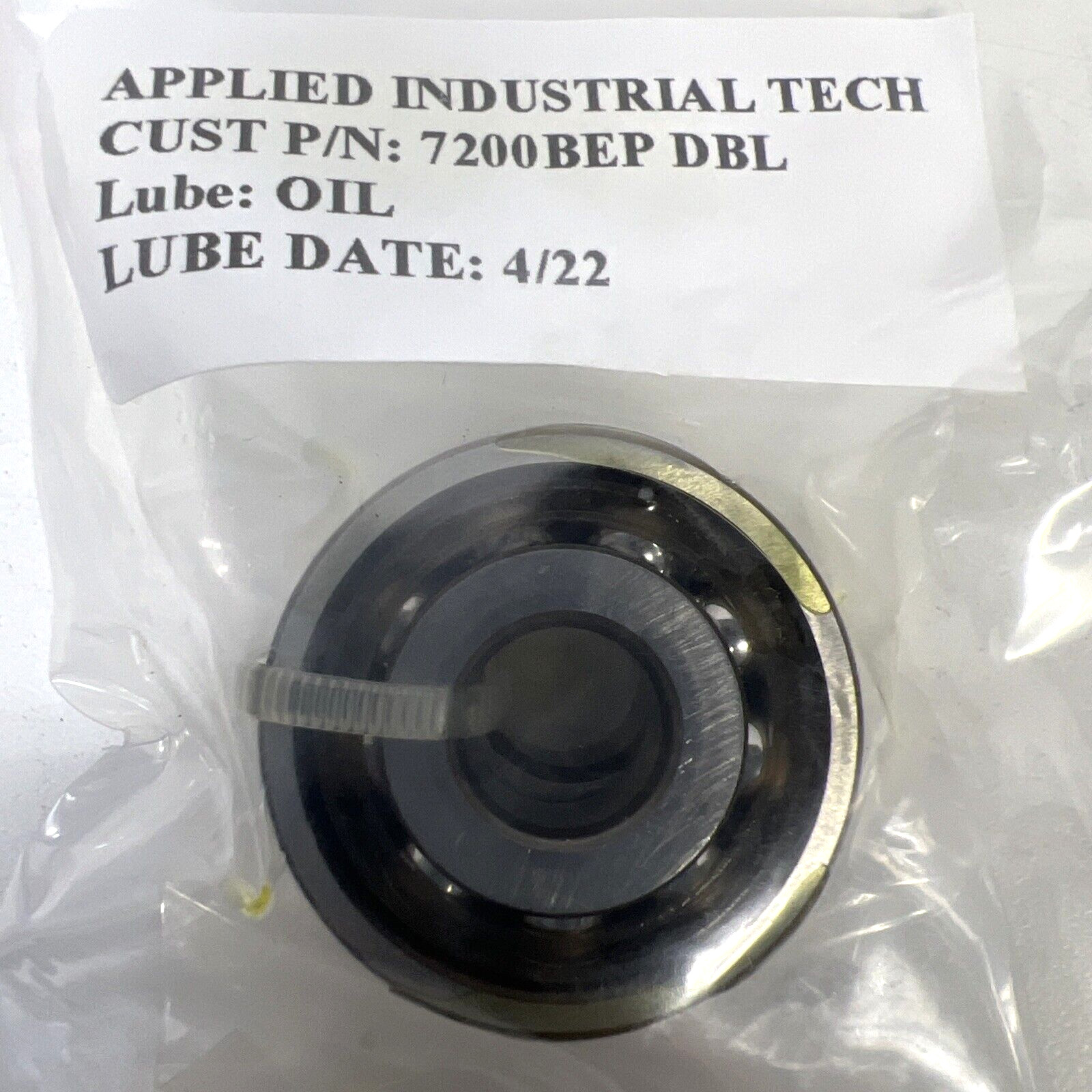(Pack of 2) 7200 BEP Angular Contact Ball Bearings, Single Row 10x30x9 mm