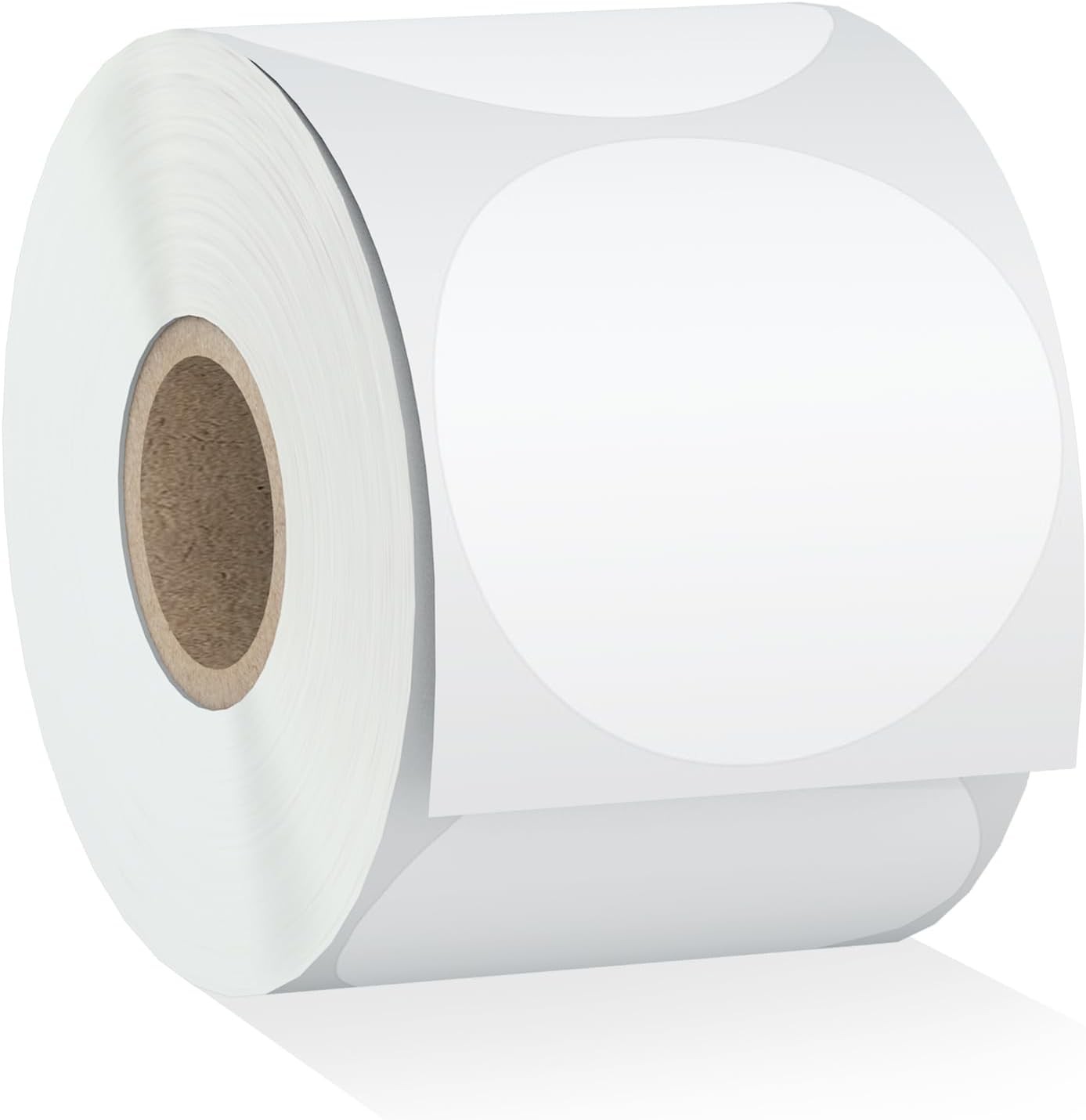 2″ 750 Labels Circle Direct Thermal Stickers Labels Roll Compatible Wi