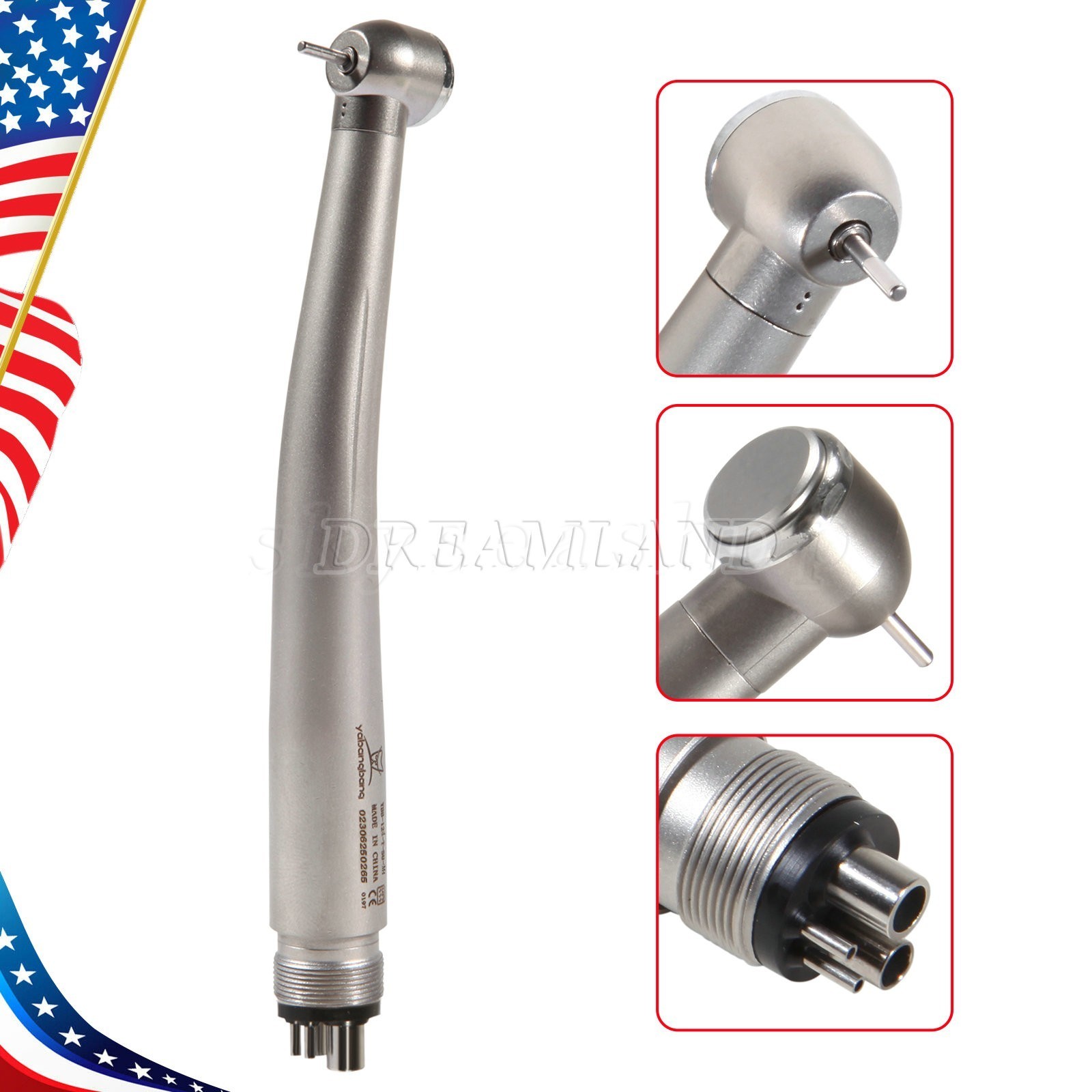 1-10 Yabangbang Dental LED E-generator/ High Speed Handpiece 4/2 Hole NSK Style