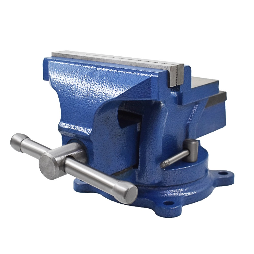 6″ Mechanic Bench Vise Table Top Clamp Press Locking Swivel Base Heavy Duty