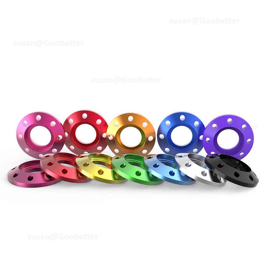 Aluminum Alloy M6 M8 Anodized Bolt Washers Gasket Drilled Spacer for Motorcycle