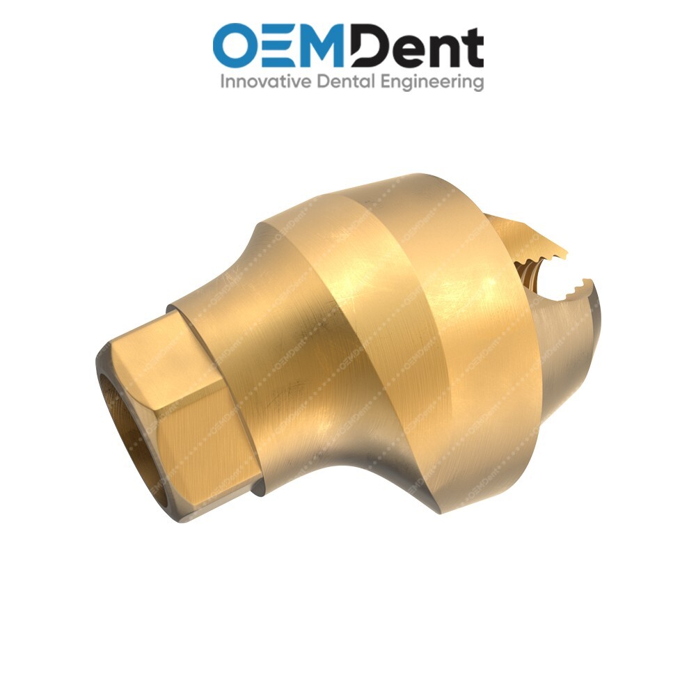 Angulated Multi Unit 17° 1.6mm Abutment RP Nobel Active® Compatible Conical