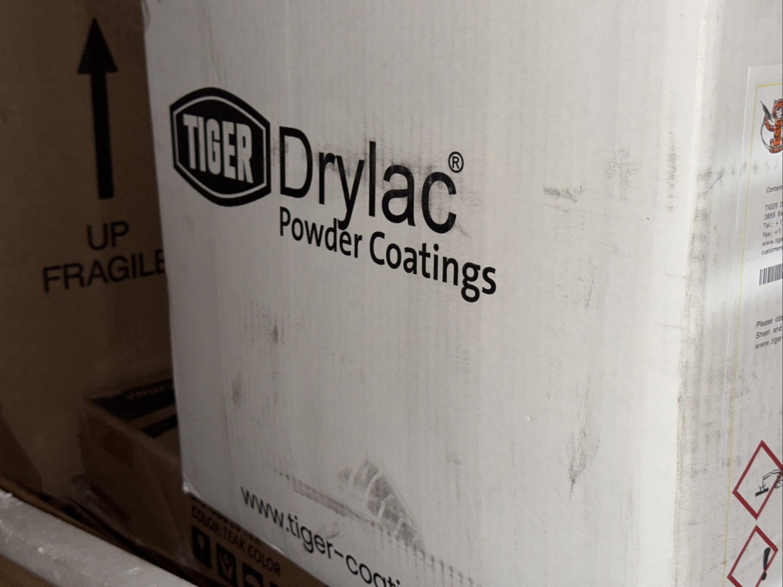 Tiger Drylac Powder Coating Slate Grey FT Matte Electrostatic 44 Pound