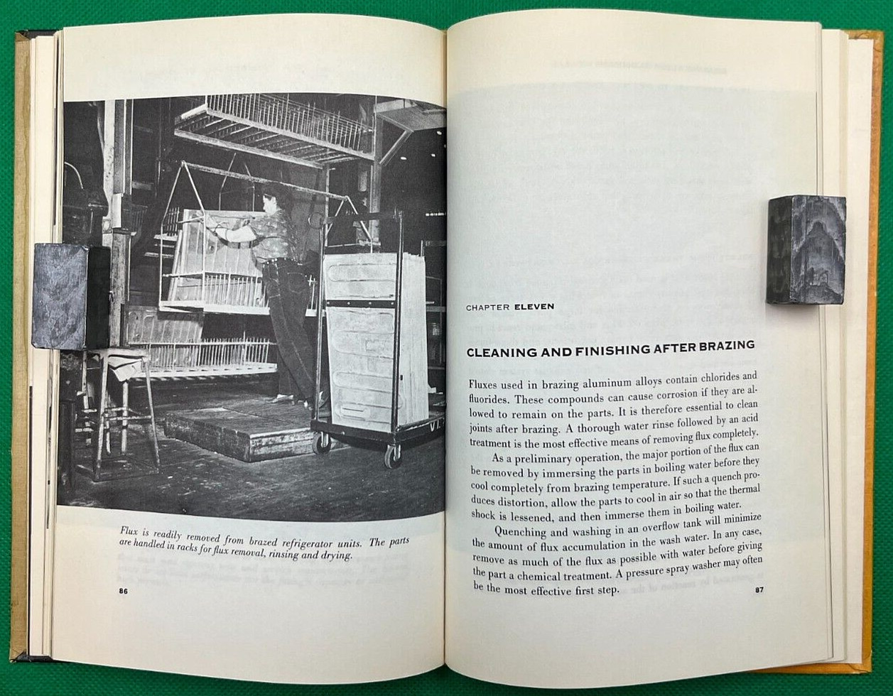 VINTAGE “BRAZING ALCOA ALUMINUM” BOOK BY ALCOA ALUMINUM EARLY 1955 EDITION