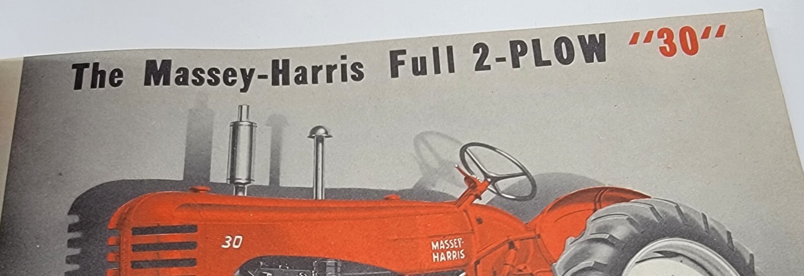 Vtg 1950’s? Massey Harris Tractor Equipment Buyer’s Guide Sales Catalog Book