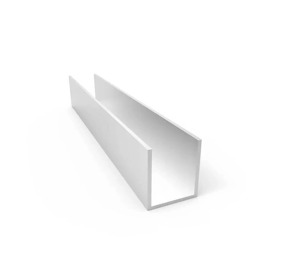 8 Feet Aluminum Channel 1-1/2″ Leg x 1-1/2 Base x 1-1/4″ Inside x 1/8 Thick NEW