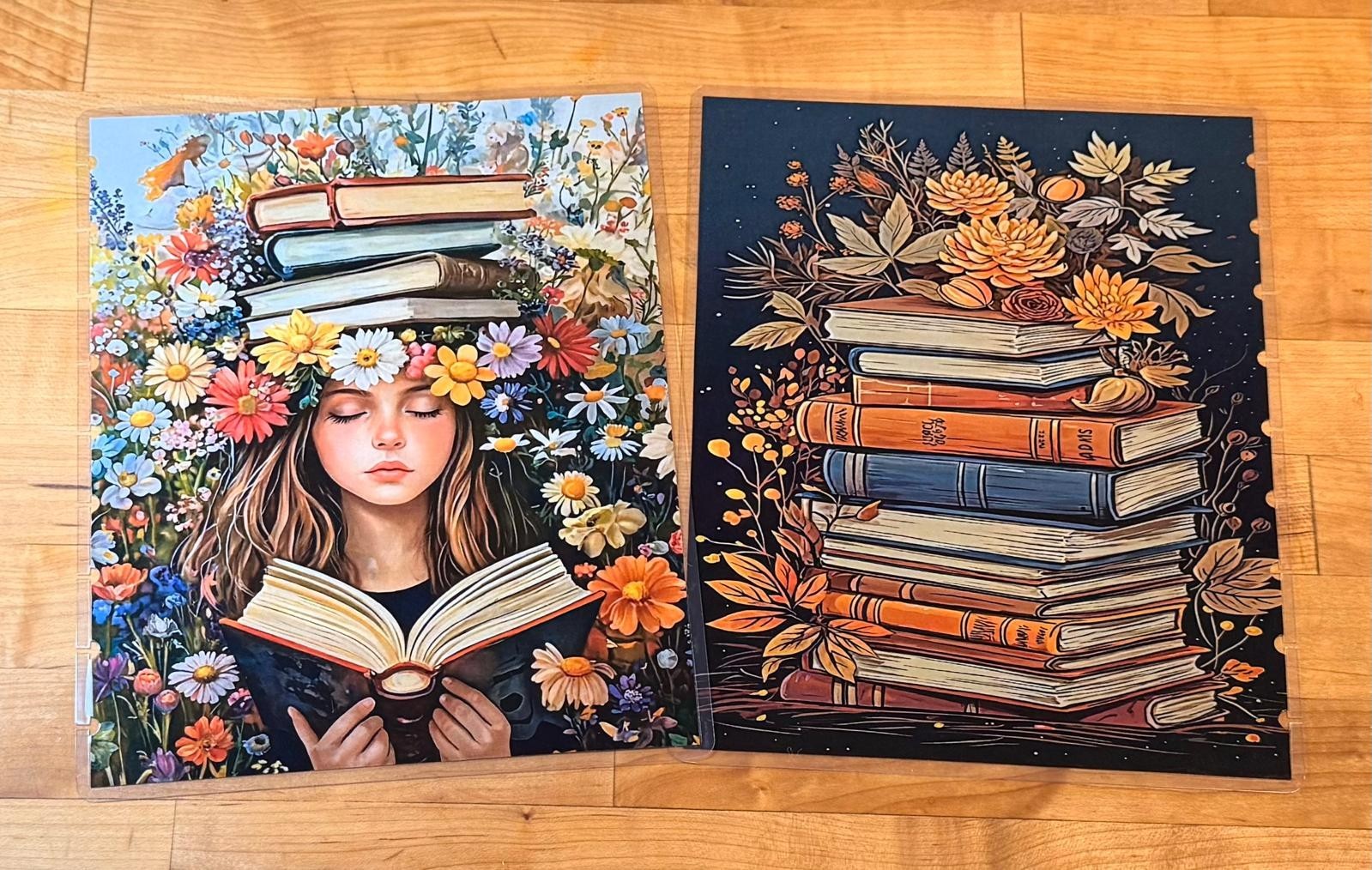 For the Love of Books Cover Set 4 use w/ Classic Happy Planner~
