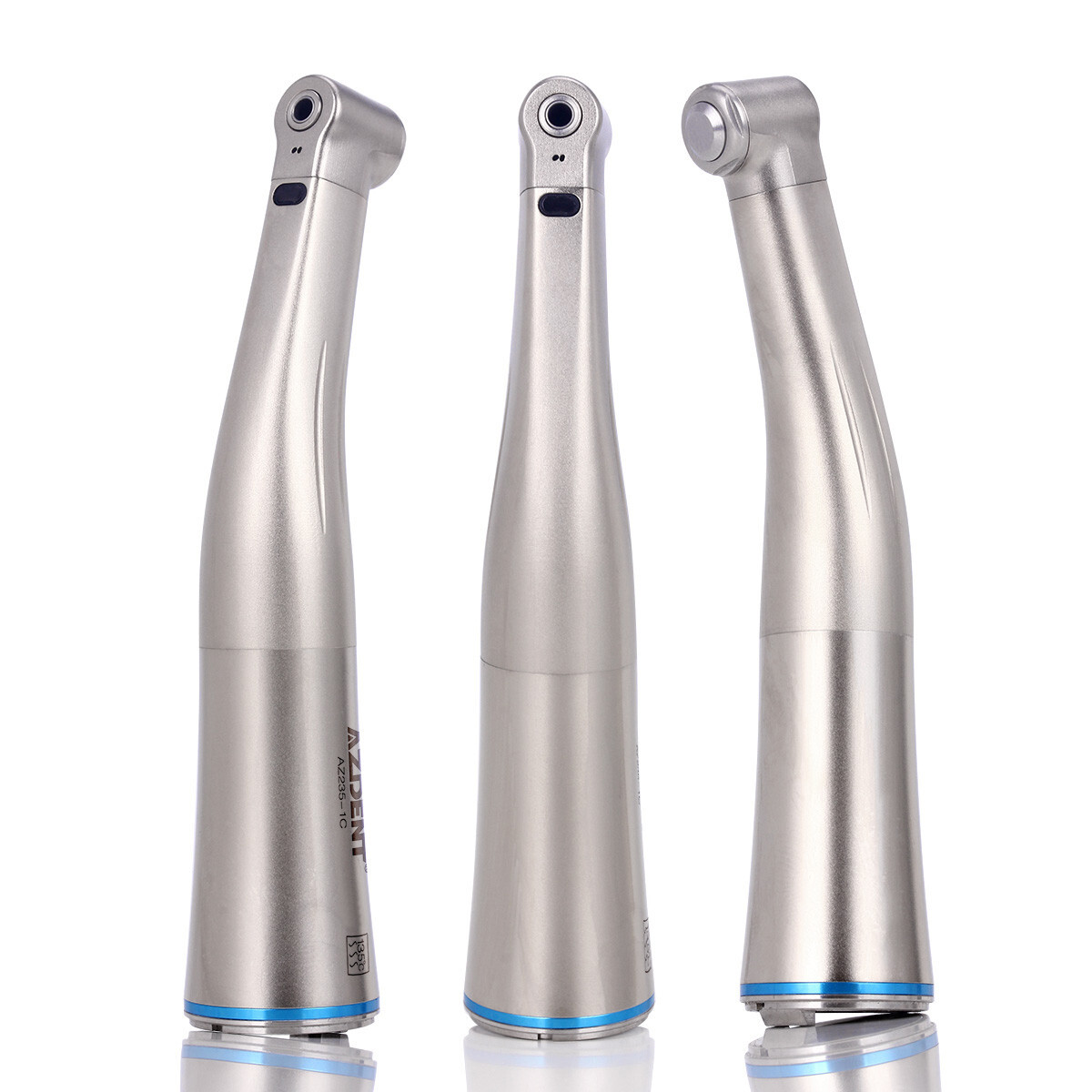 1:1 Fibra Óptica Pieza de Mano Dental Baja Velocidad LED Contra Angulo Empuje