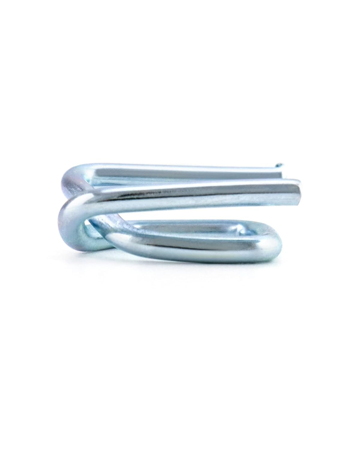 50PCS 1/2” Metal Wire Buckles for Polypropylene Cord Strapping Silver Steel