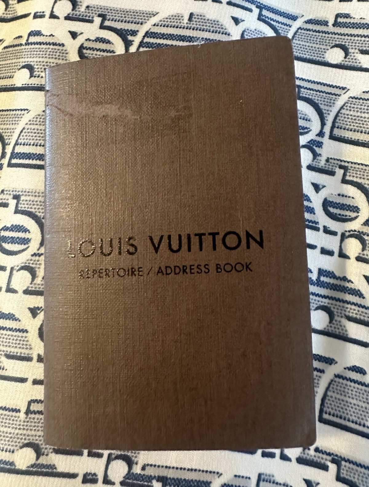 Louis Vuitton Repertoire Address Book with Alphabetical Tabs