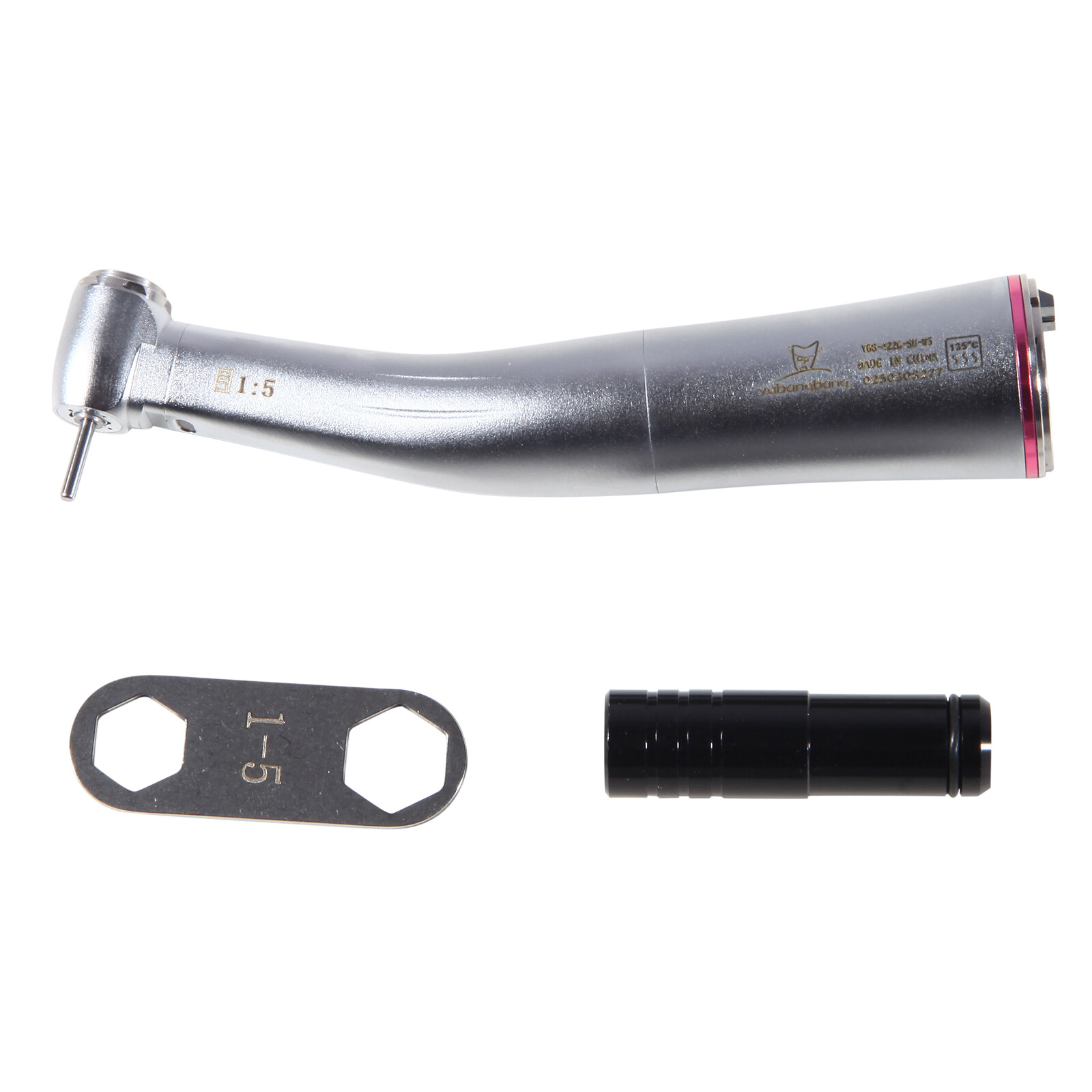 Dental 1:5 LED Fiber Optic Contra Angle Handpiece Standard Fit NSK Ti-MAX X95L