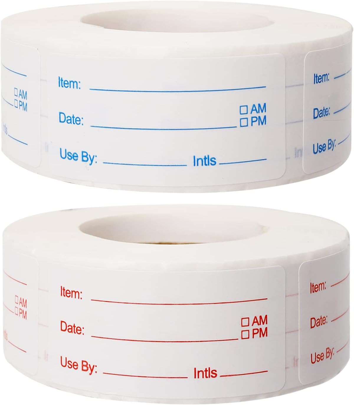 Removable Food Labels – 1000 Pieces, 1×2 Inch Date Stickers for Containers