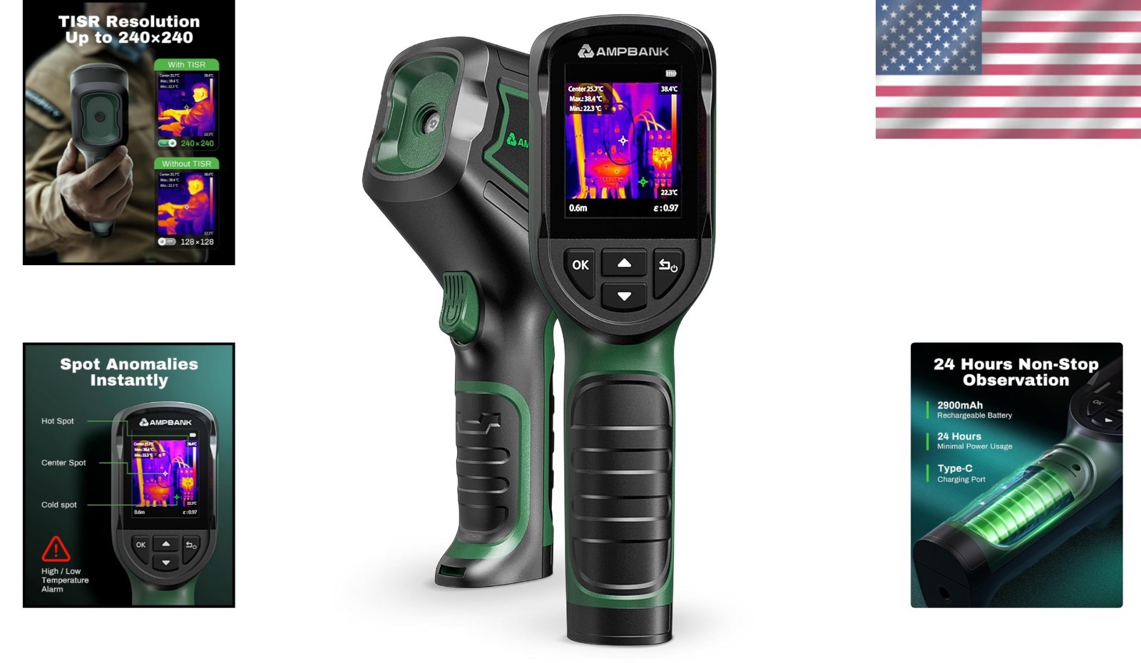 thermography camera thermal imaging device infrared thermometer thermal detector