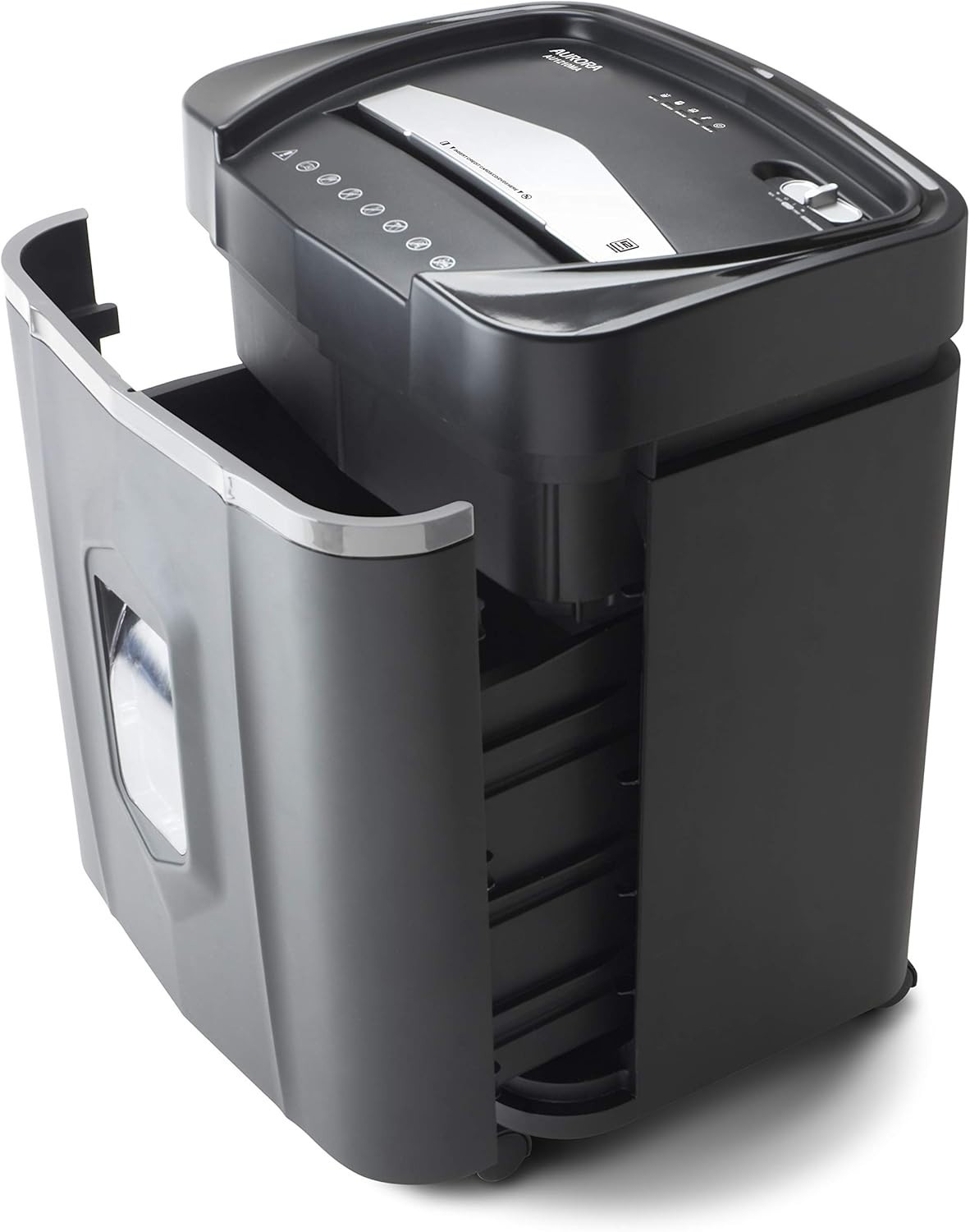 High-Security 12-Sheet Micro-Cut Shredder – Continuous Operation, Whisper Quiet