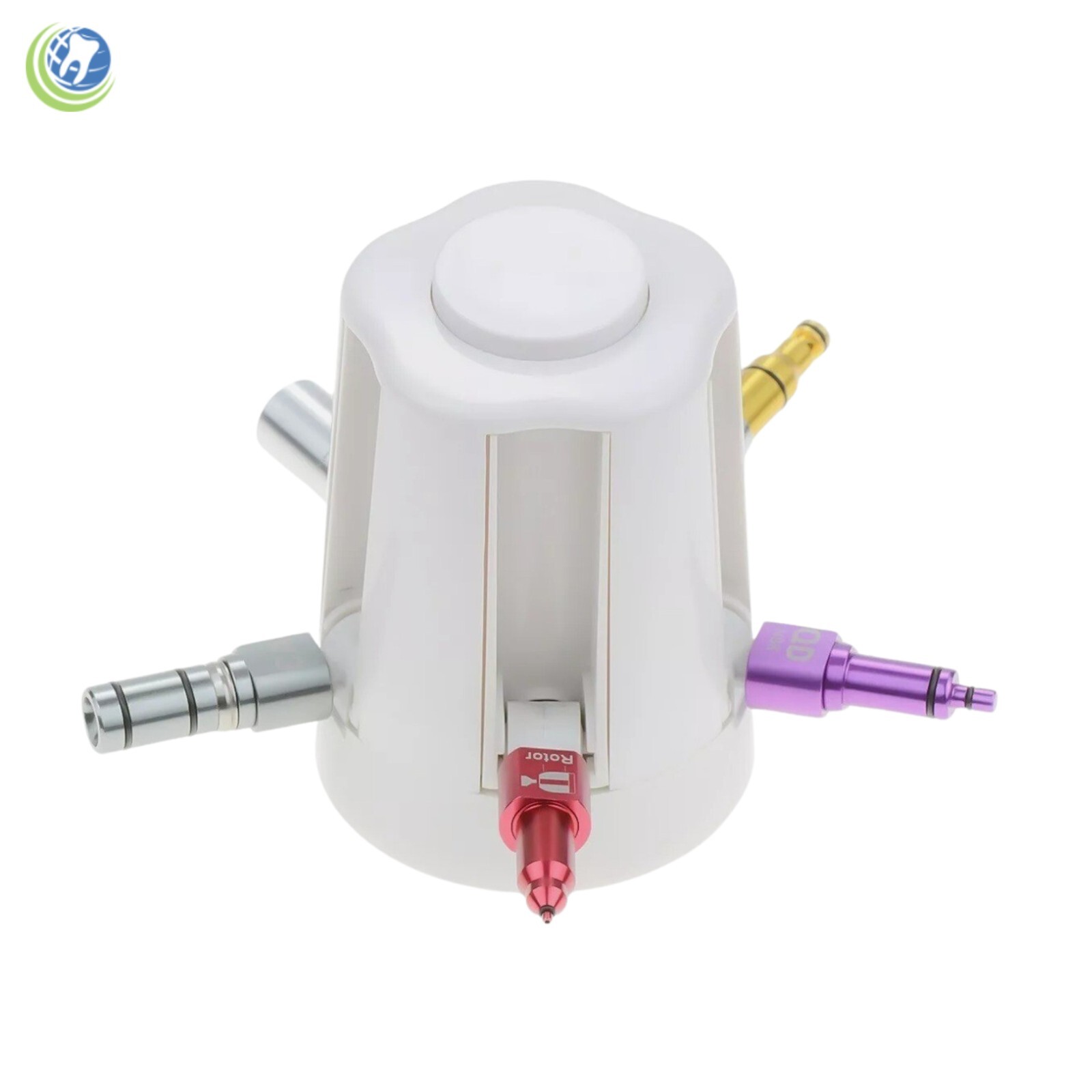 Dental Handpiece Lubricating System Adapter & Cleaning Oil Kit 5 Nozzle Types