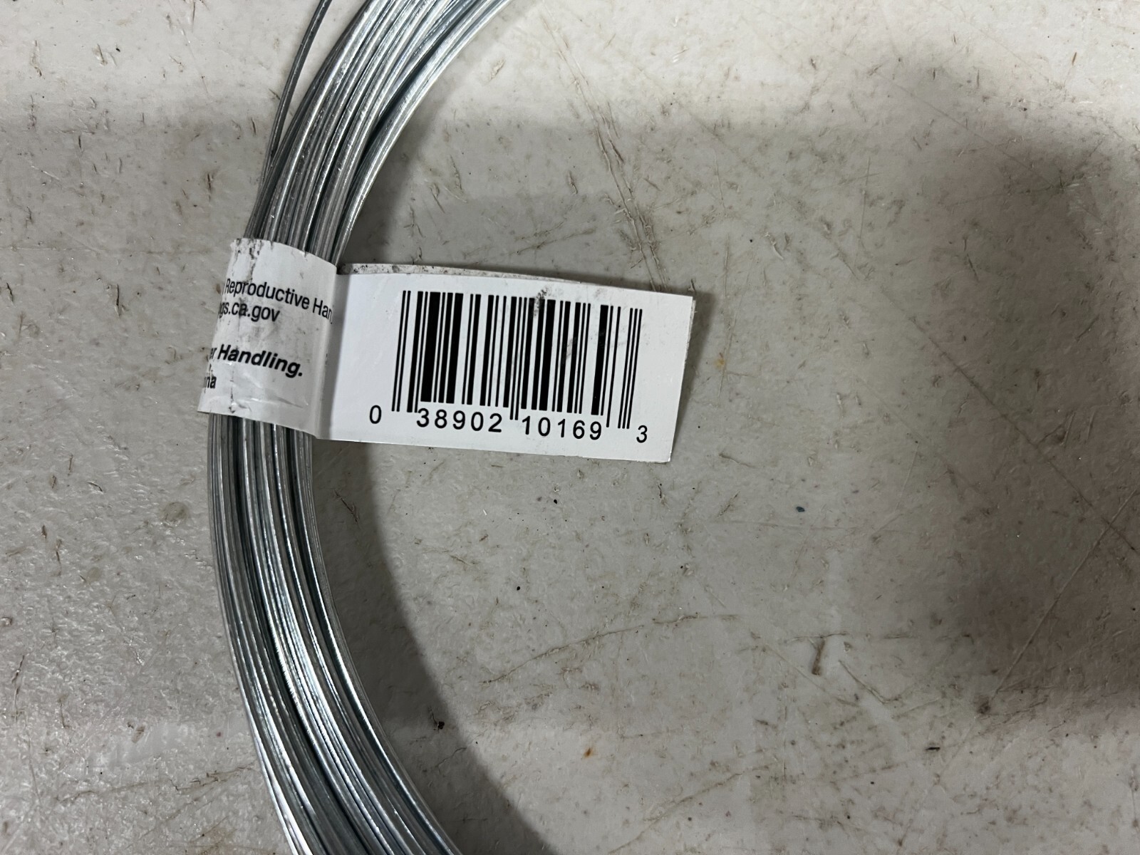 (QTY 9) Hillman Single Coil Galvanized Steel Wire 16-Gauge, 100 feet 123141