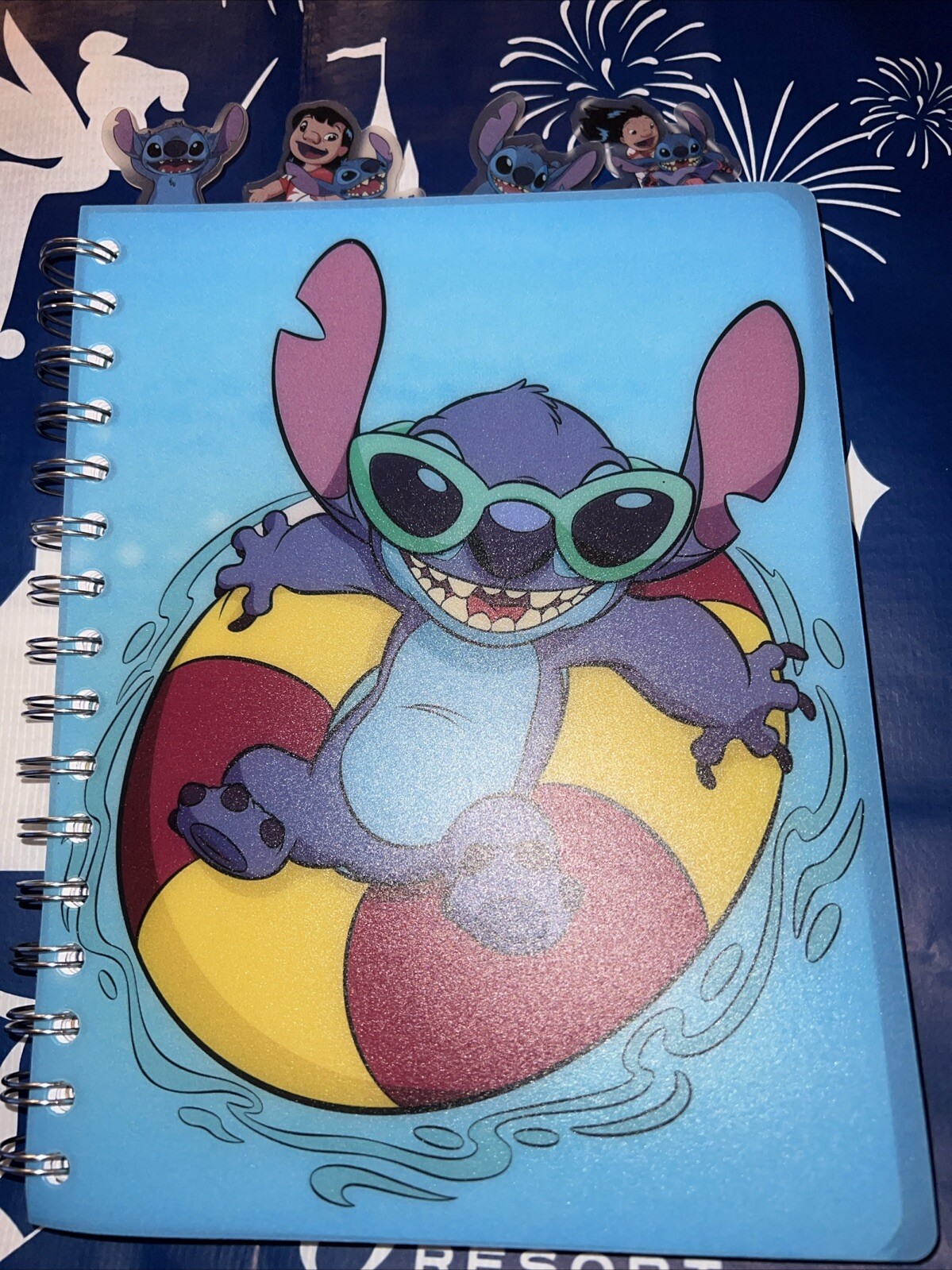 Stitch Journal Soft Plastic Cover with Tabs Aloha 96 Ruled Page