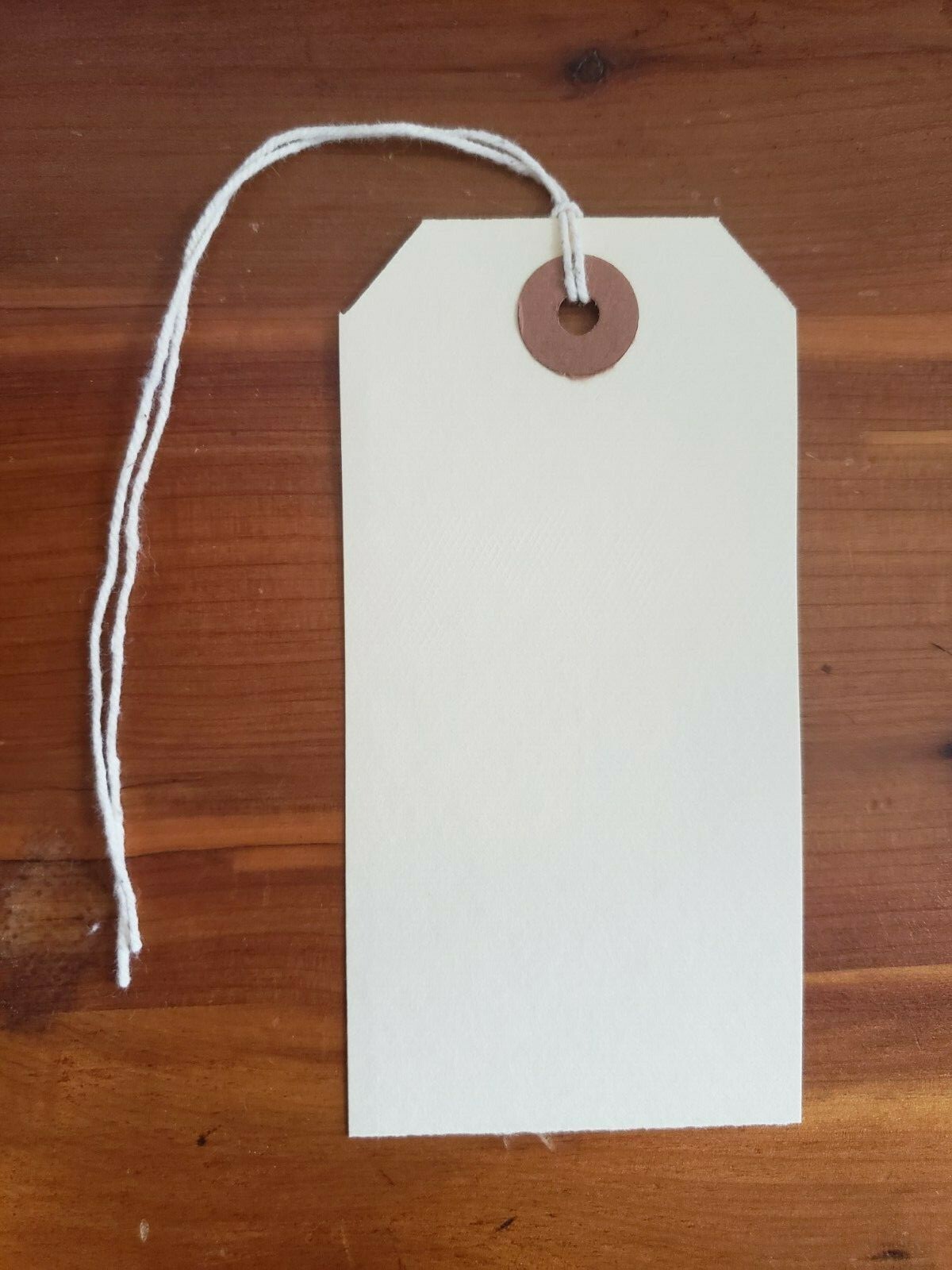 Manila Tags w/ String Shipping Hang Label Pre Strung Scrapbook Size 1 2 3 4 5 6