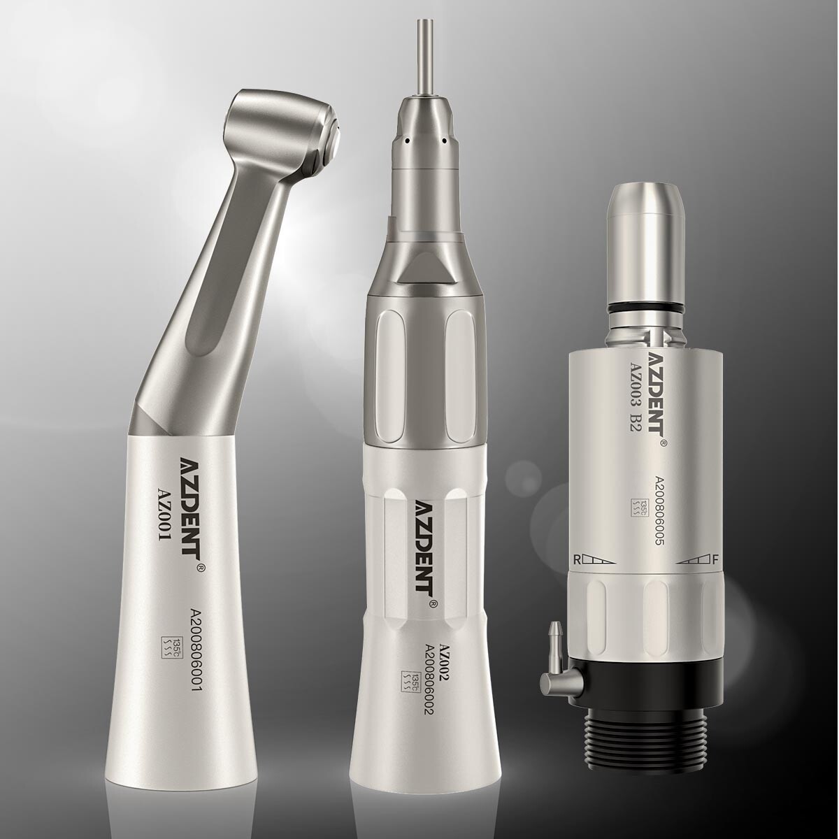 Dental Slow Speed Straight Contra Angle Handpiece Air Motor 2 /4 Hole