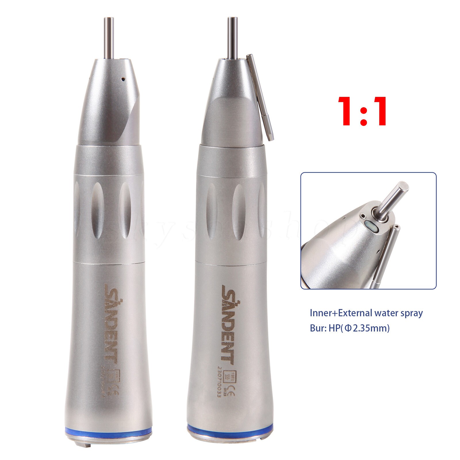 NSK Style Dent 1:1 1:5 20:1 Fiber Optic LED Straight Contra Angle Handpiece