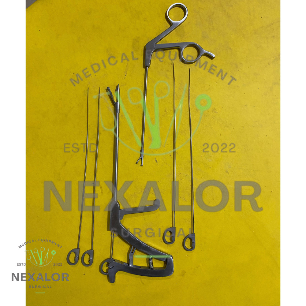 Shoulder Scorpion Suture Passer With Suture Grasper & 4 Free Needles