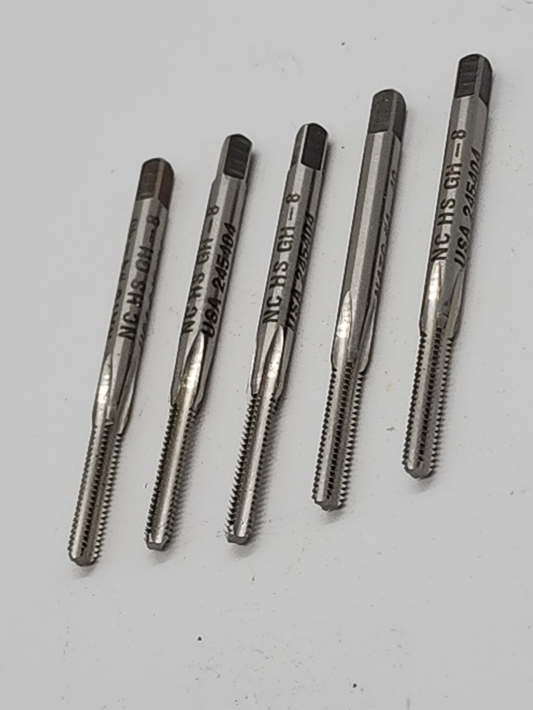Lot of 5 – NATC #4-40 NC HS GH-8 USA 245404 Thread Cutting Tap [GB 4]