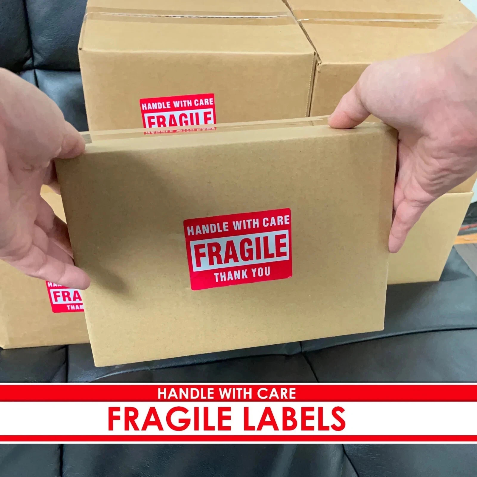 Fragile Stickers 1 Roll 250 2×3 Fragile Label Sticker Handle With Care Mailing