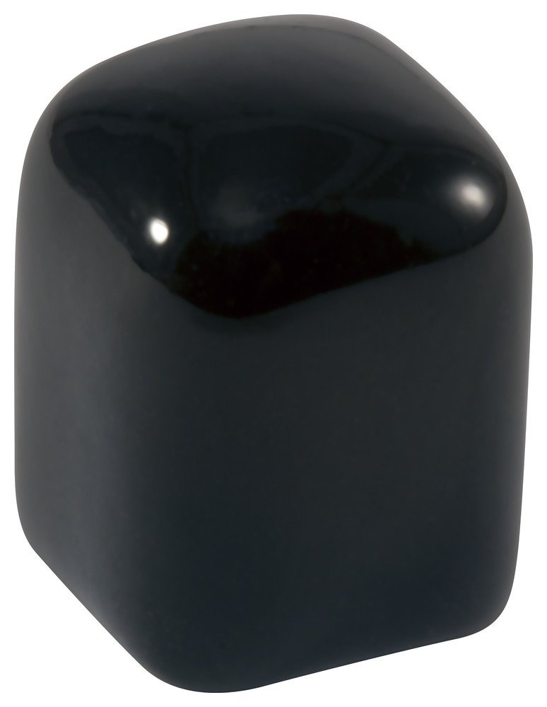 VSC-2000-16 Series Black Plastic Vinyl Square Caps 2.000″ W x 1.000″ H, Pk 10