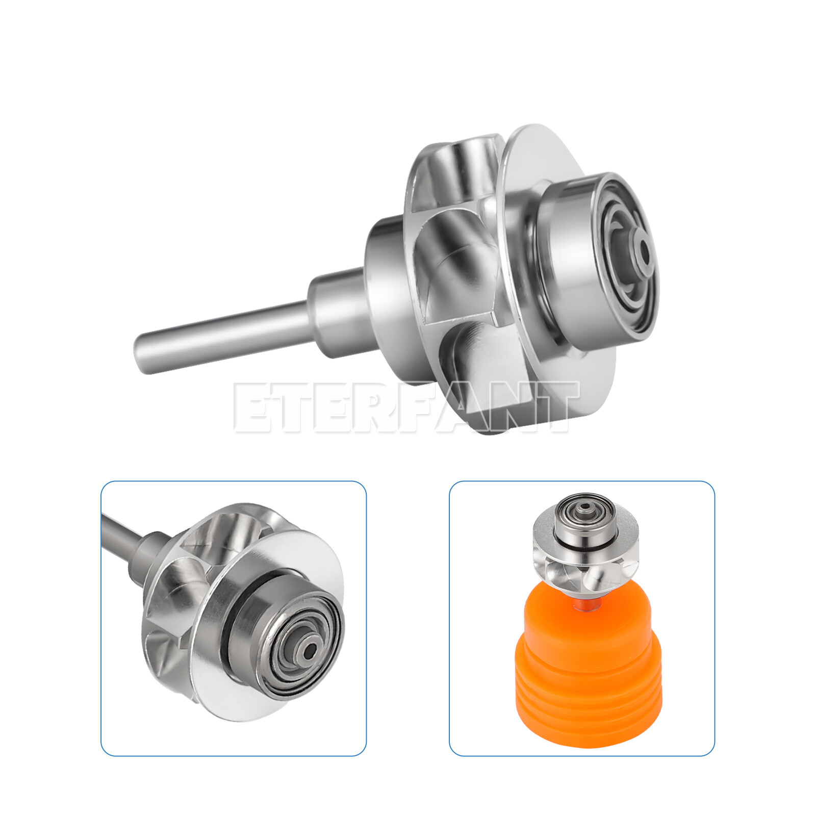 ENTERFANT Dental Turbine Cartridge Rotor Autochuck For High/Fast Speed Handpiece
