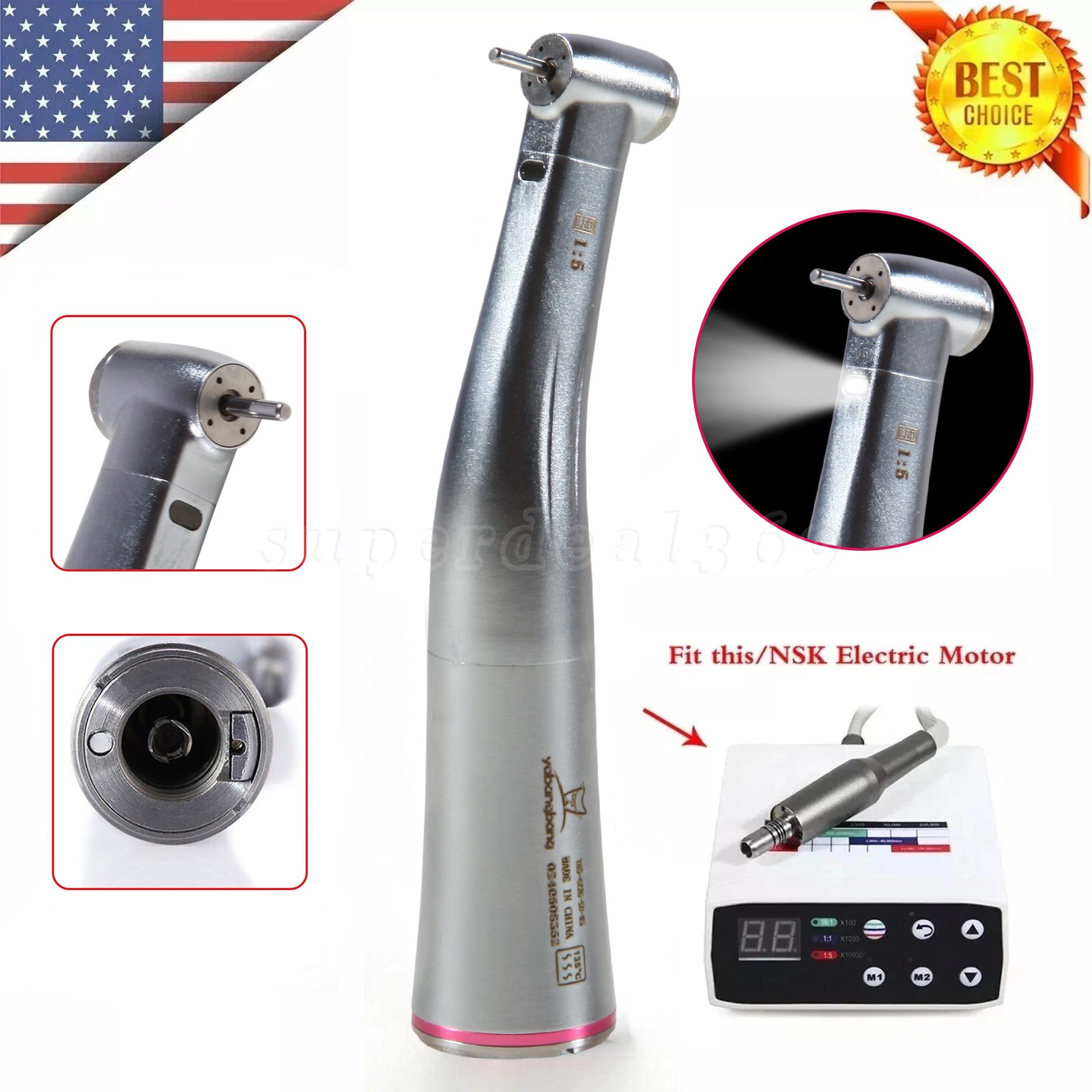 Dental 3 Way Air Water Syringe Triple Spray Handpiece &2 Nozzles Tips Tubes