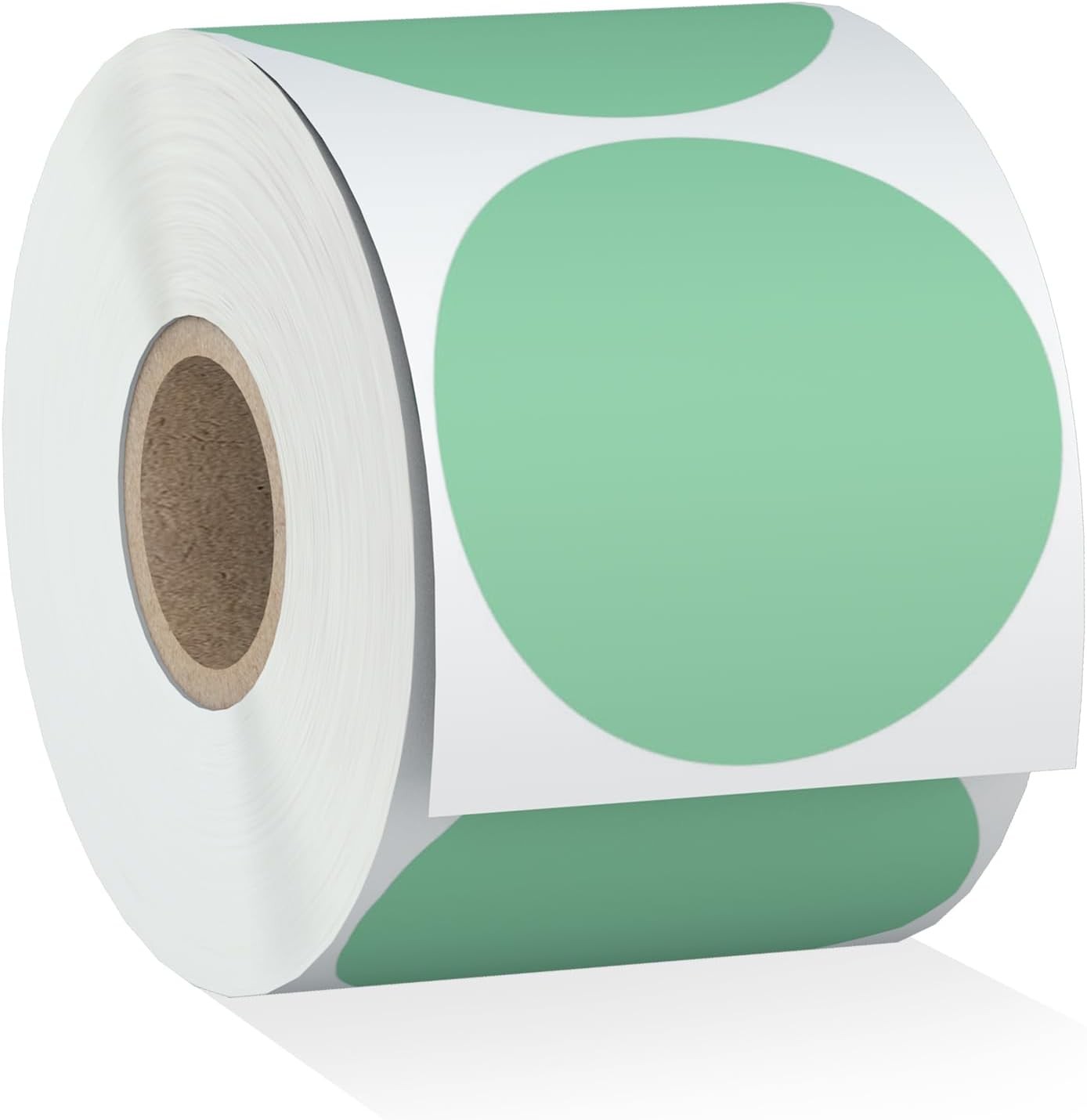 2″ 750 Labels Circle Direct Thermal Stickers Labels Roll Compatible Wi