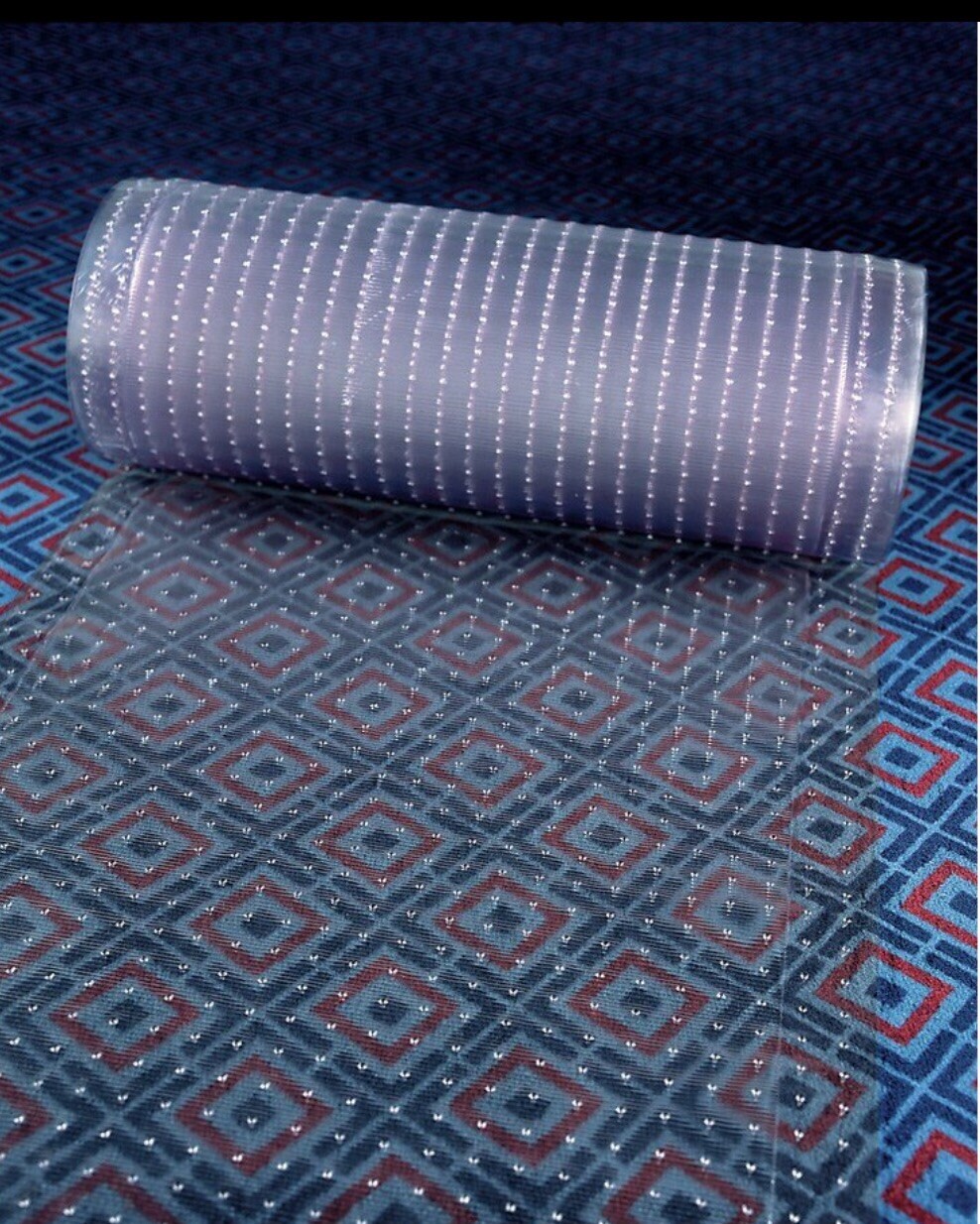 Clear Vinyl Plastic Floor Runner/Protector For Low/Deep Pile Carpet(26in X 20FT)